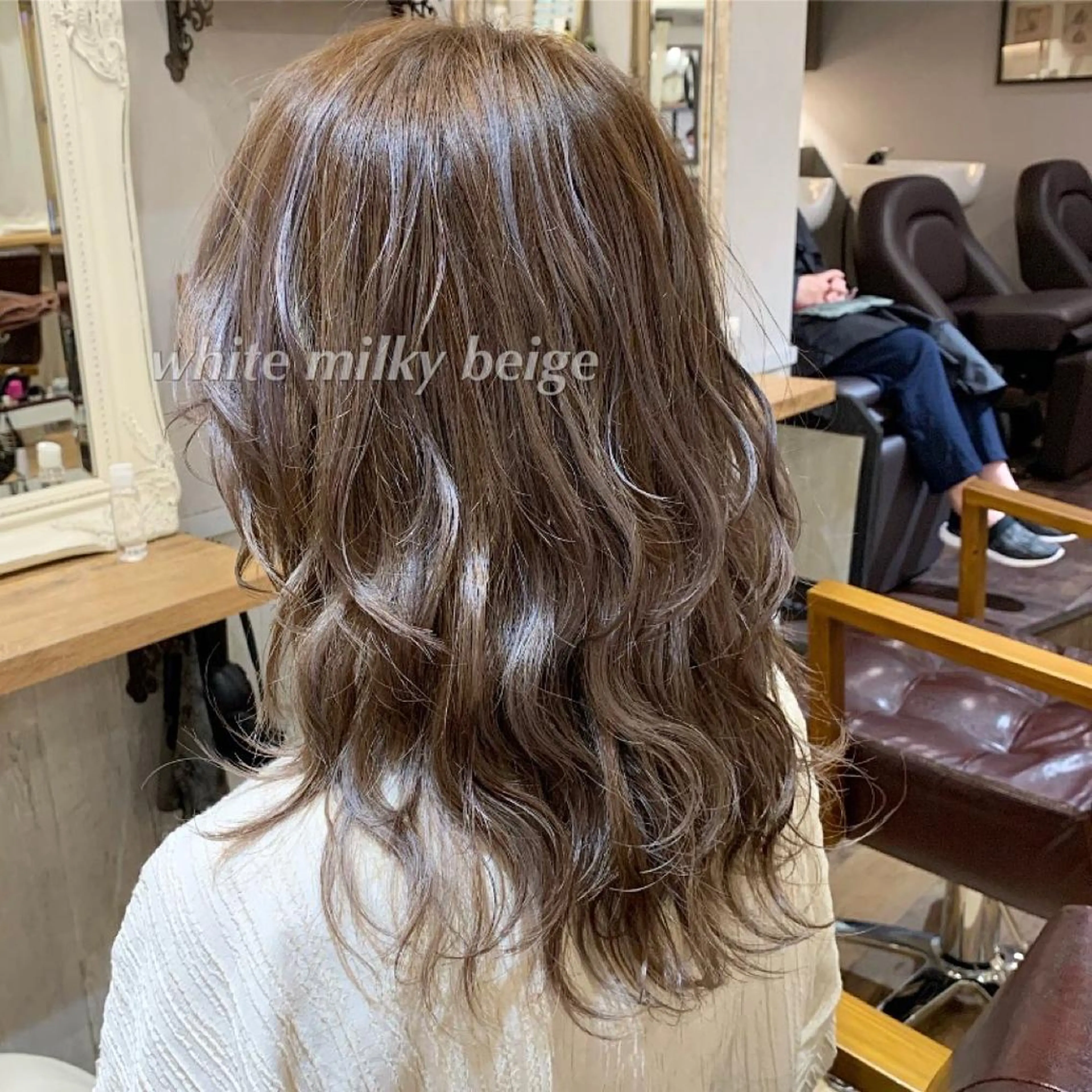 セミロング カラー ヘアアレンジ 代表🎀 ふわモテ愛 され髪🩷yumiのヘアスタイル