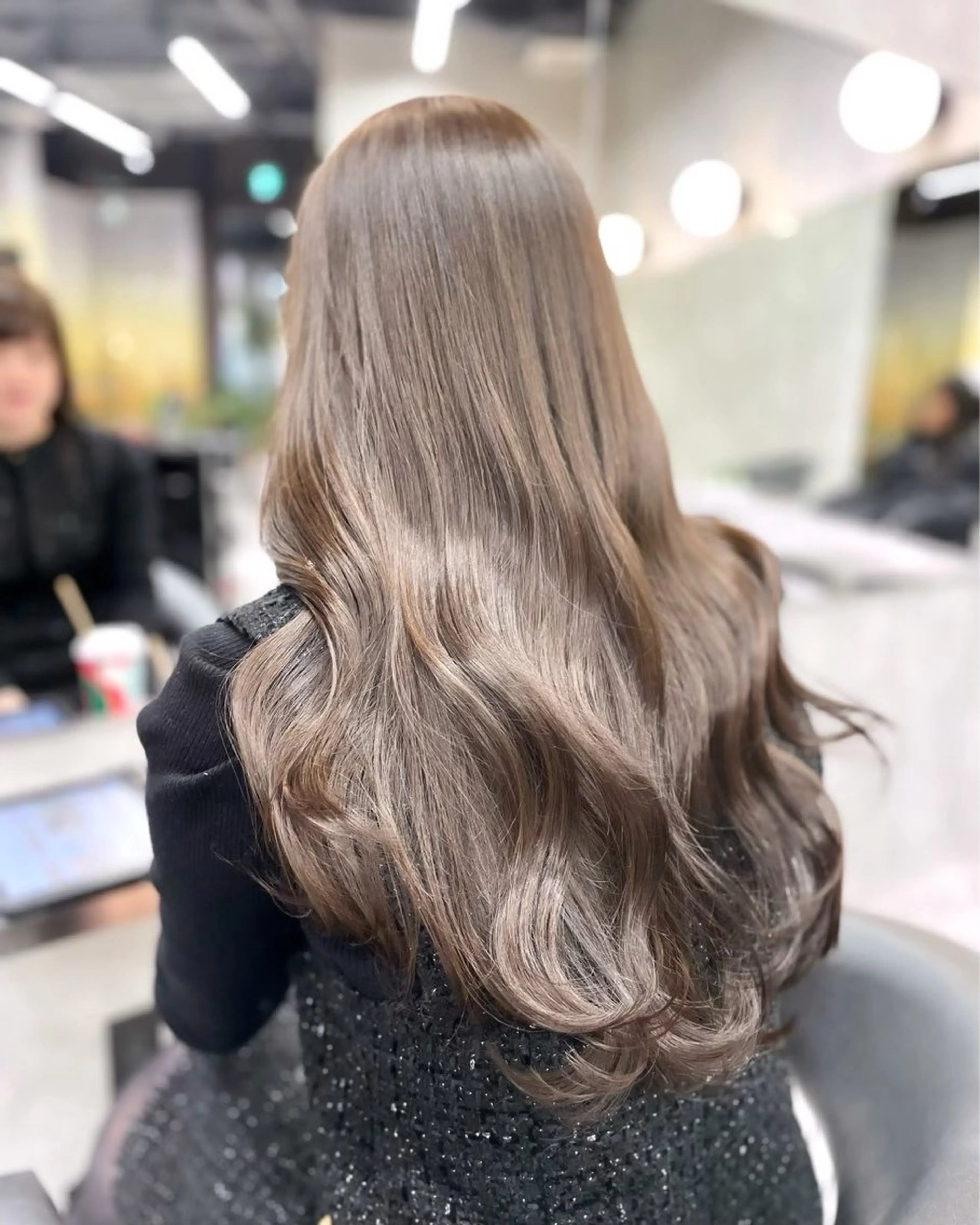 ロング カラー ヘアカラー トリートメント 🌷ボブ/ハイライト /tomomi🌷のヘアスタイル