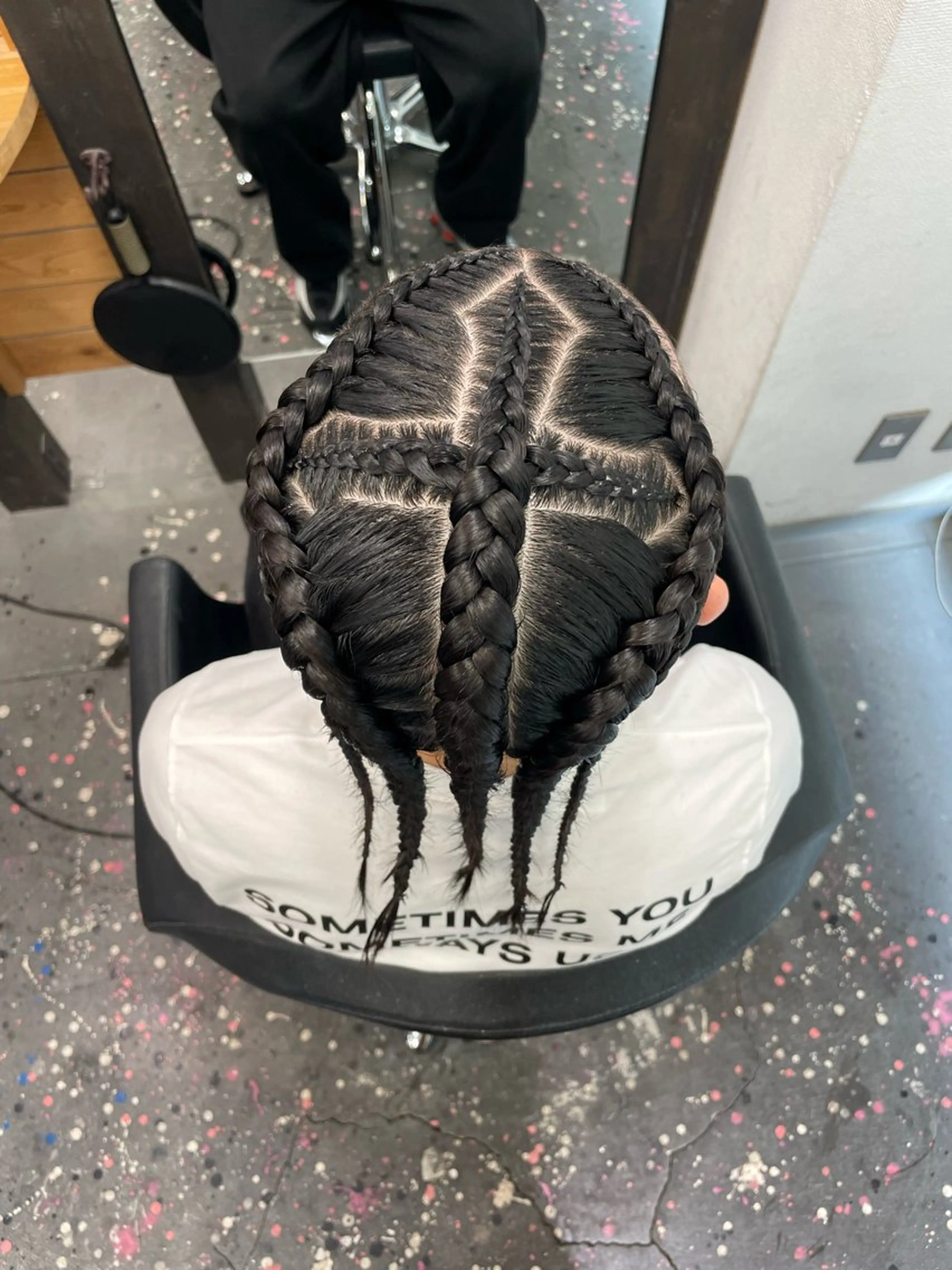 ヘアアレンジ メンズ Lehua   (レフア)所属・MEI/ブレイズ/ コーンロウ/茅ヶ崎のヘアスタイル