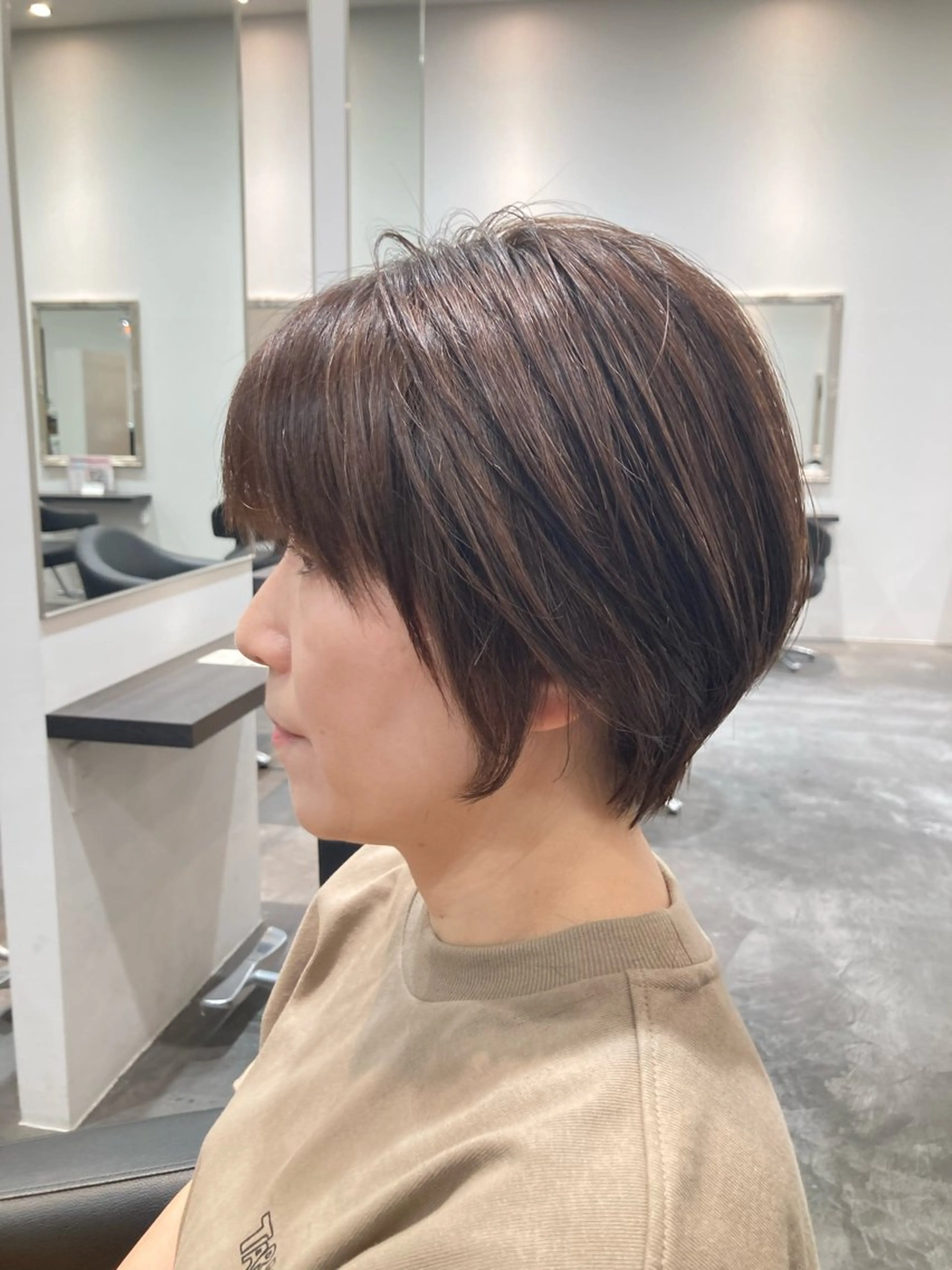 ショート カット ヘアカラー トリートメント hair salon rita 野々市所属・中野 幹也のヘアスタイル