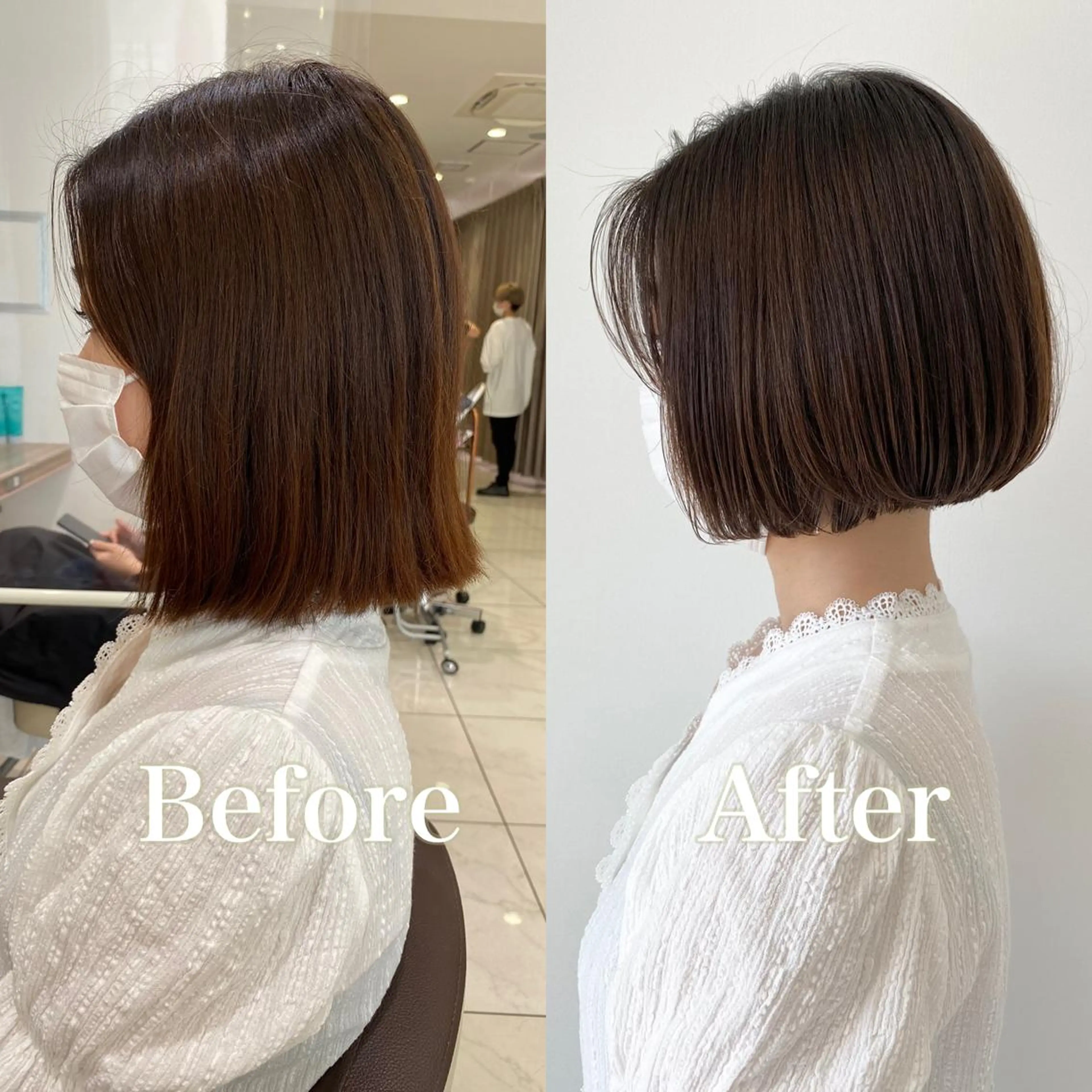 ショート ボブ 白髪染め特化美容師 /寺内紳悟のヘアスタイル