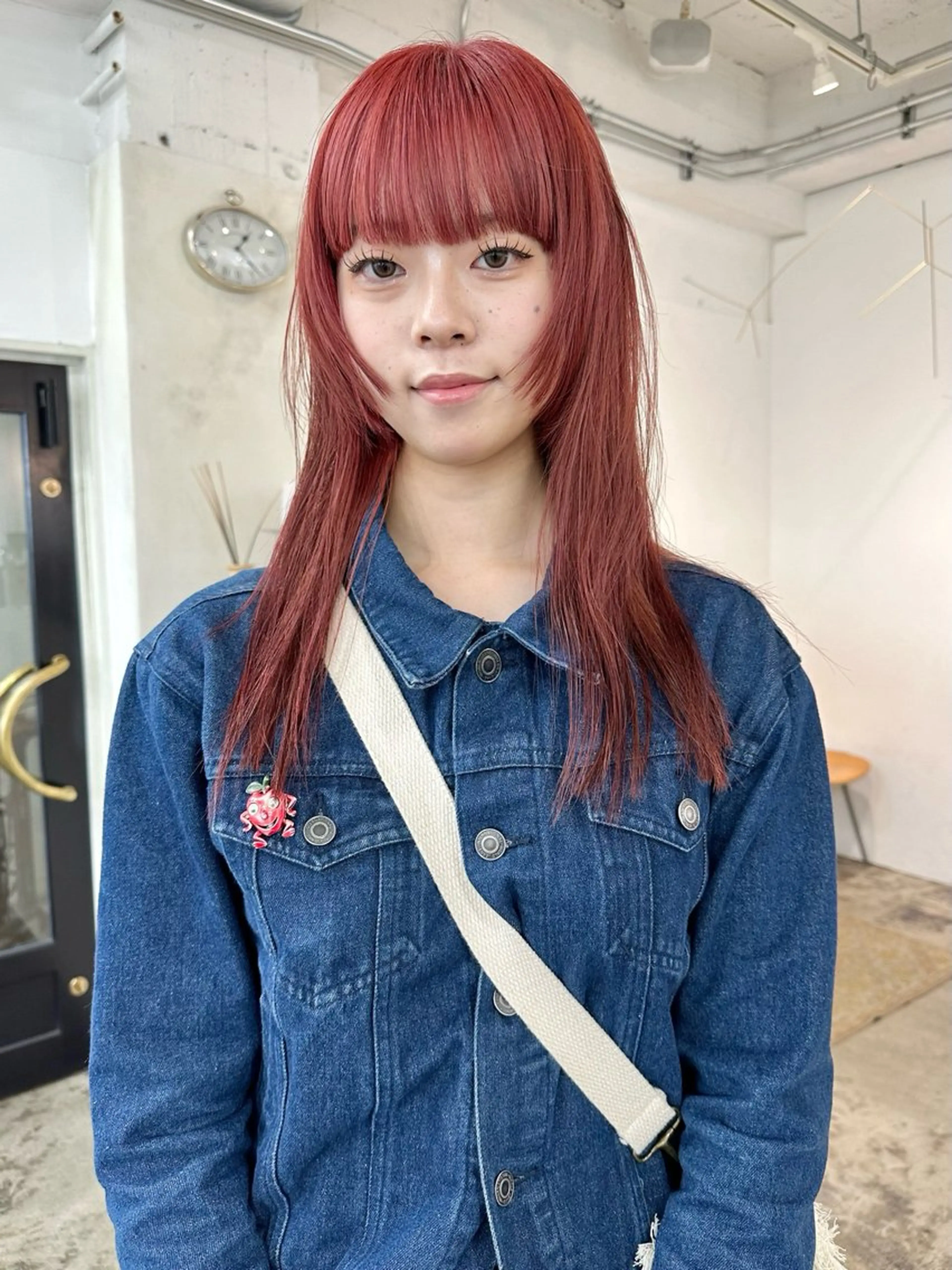 ロング カラー カット ヘアカラー 似合わせカット ケアパーマ喜来雅由のヘアスタイル