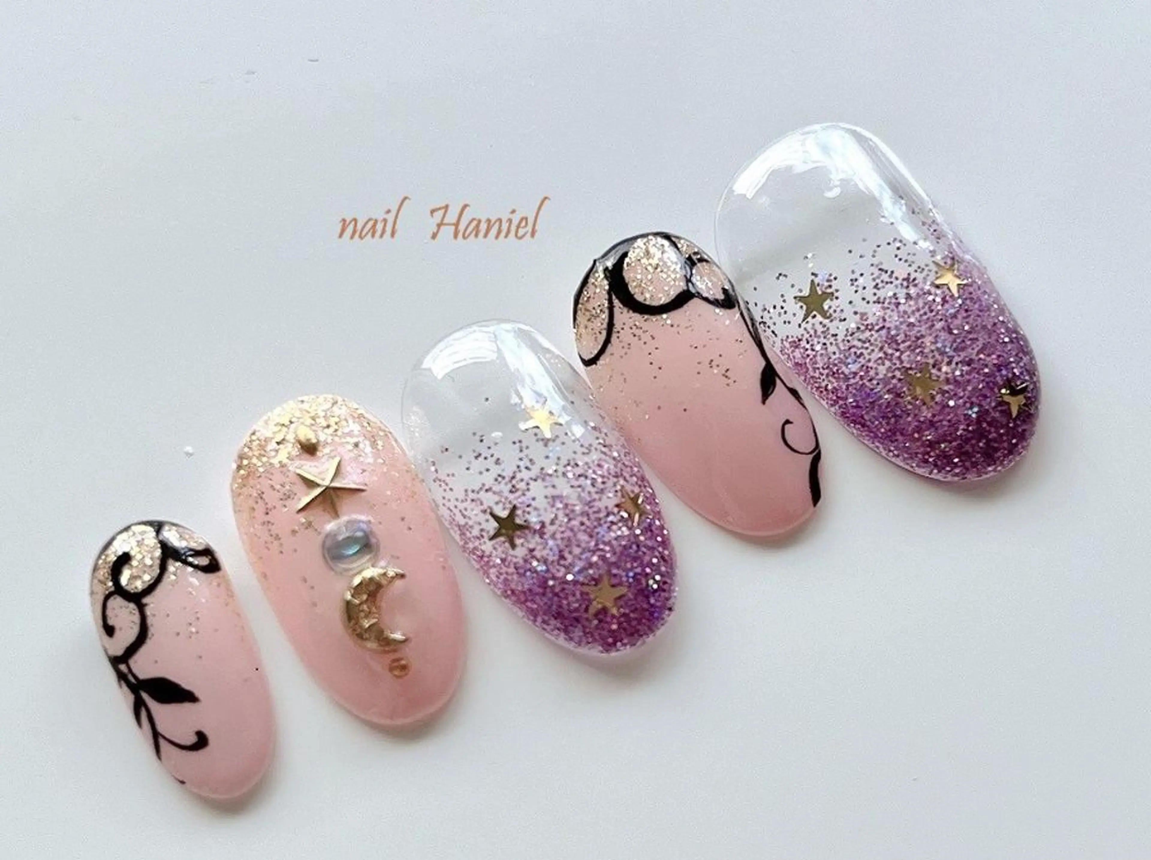 ネイル フットネイル ジェルネイル ハロウィン nail Haniel所属・半蔵門サロンハニエル 魅神 ちよのネイルデザイン