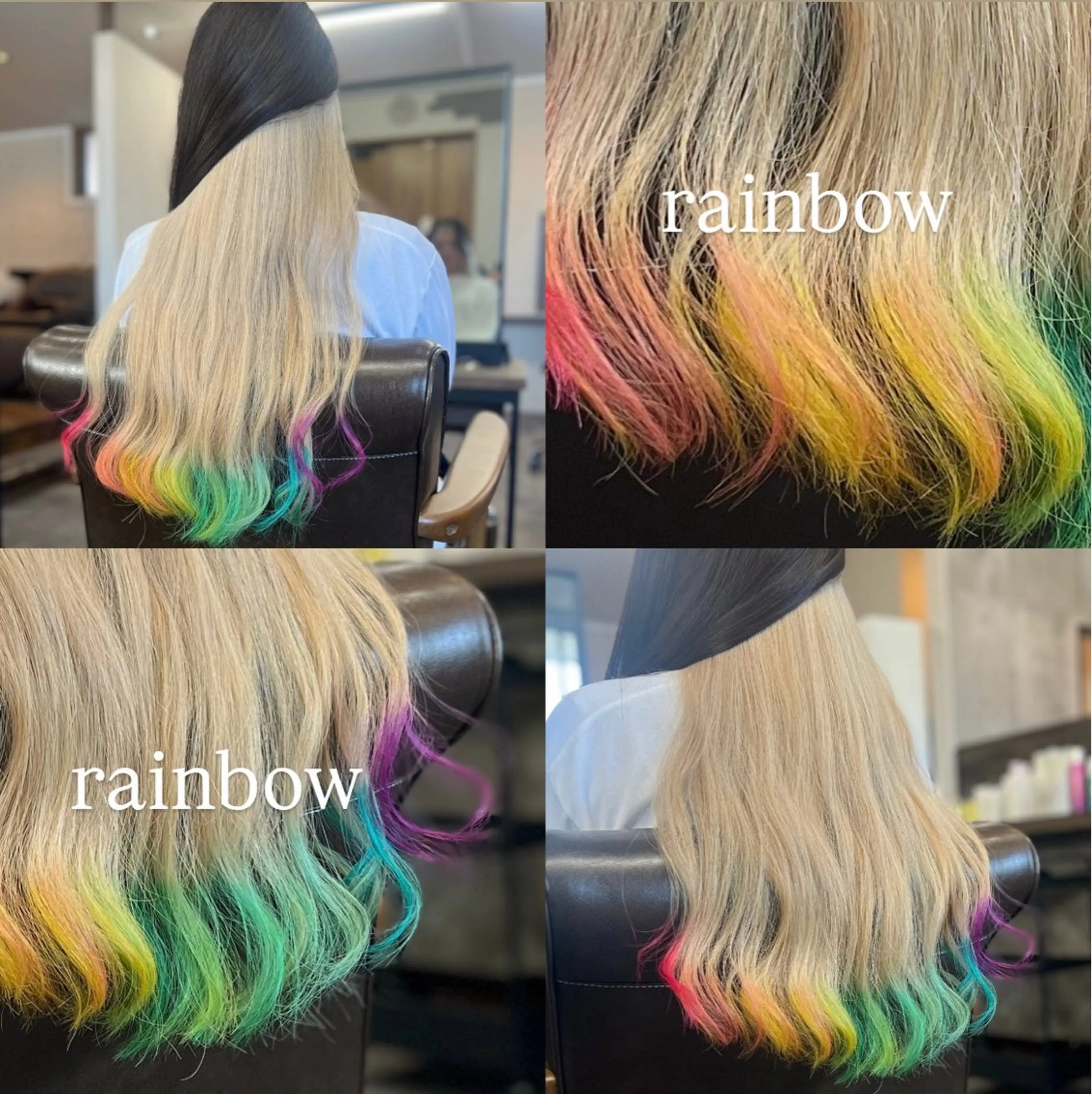 ロング カラー 小野瀬 蓮のヘアスタイル