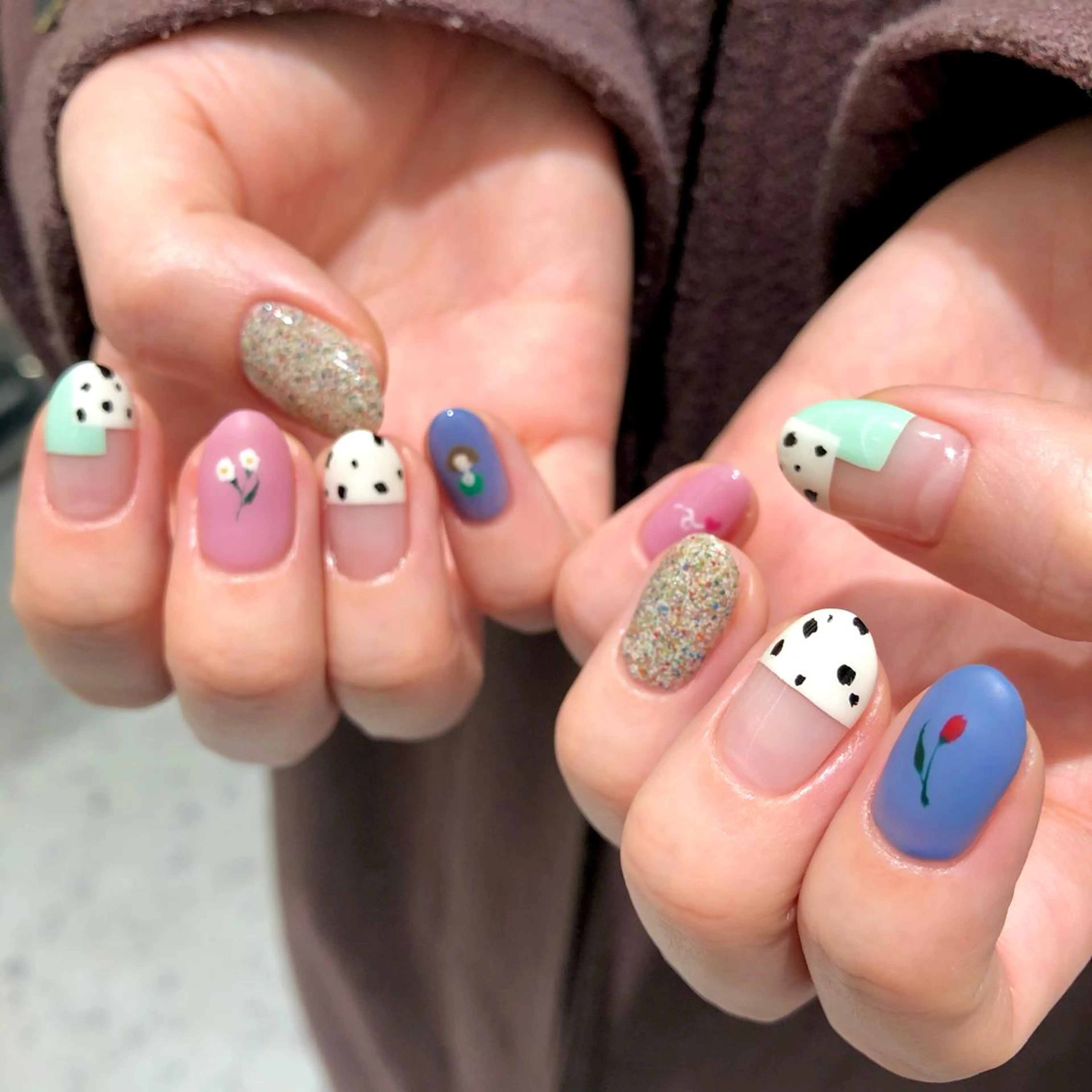 ネイル ハンドネイル 🧁🥕 asukaのネイルデザイン