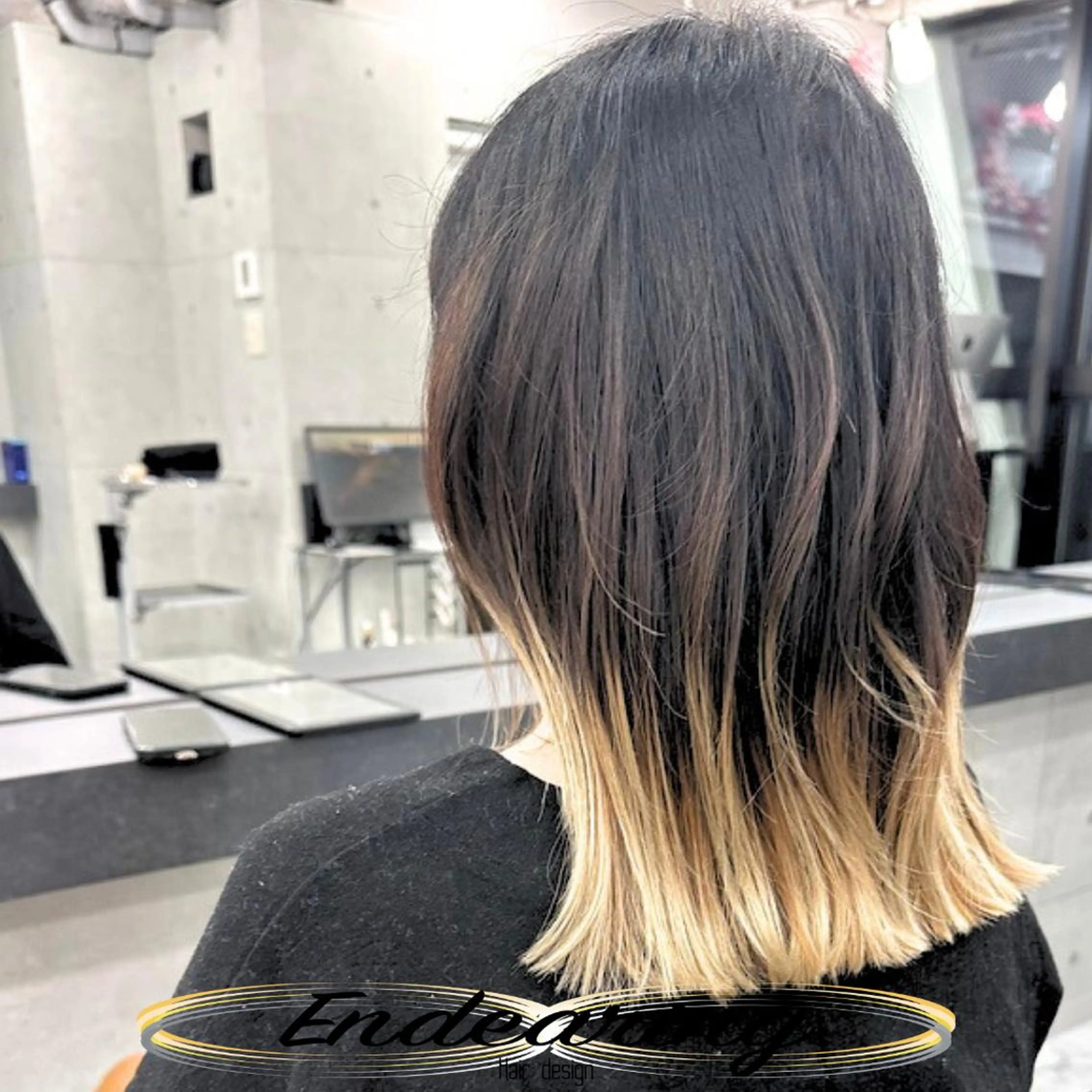 カラー ブラウンカラー ダークブラウン デザインカラー ヘアカラー Endearing 銀座/レイヤーカットのヘアスタイル