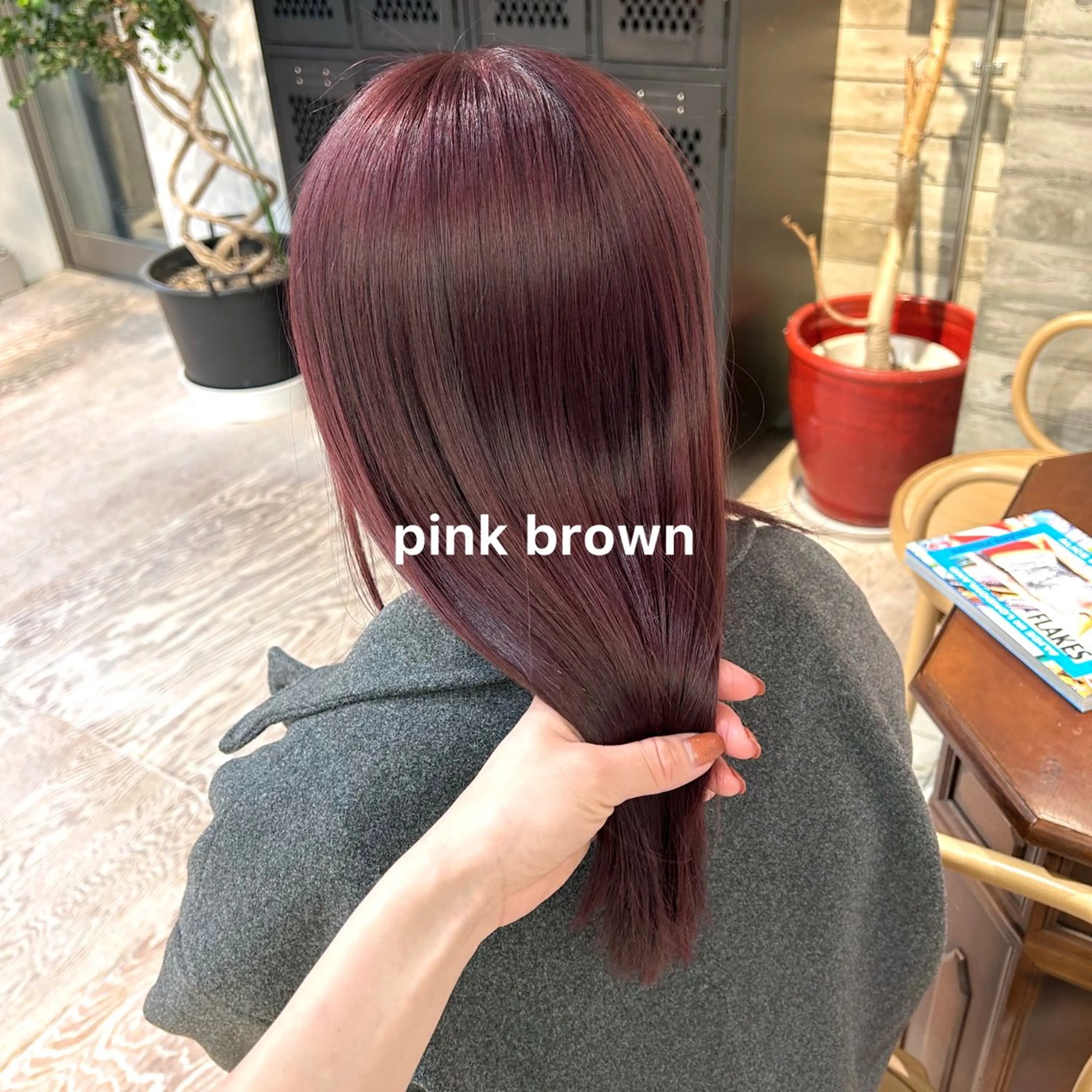 カラー 暖色カラー推し/ トヤエリコのヘアスタイル