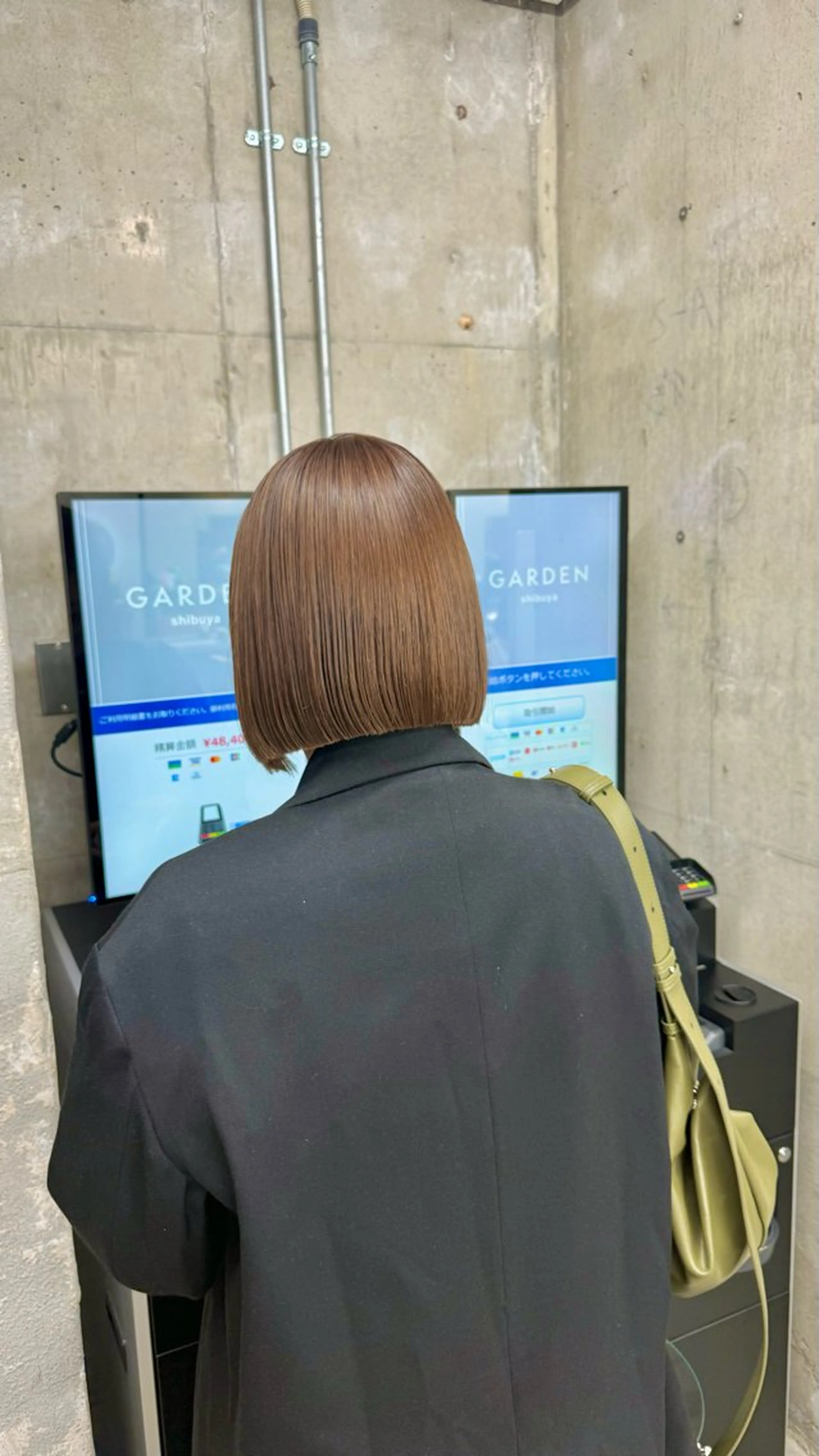 ミディアム カット ヘアカラー 縮毛矯正 トリートメント 🌸暖色カラー/ボブ 一色愛海🌸のヘアスタイル