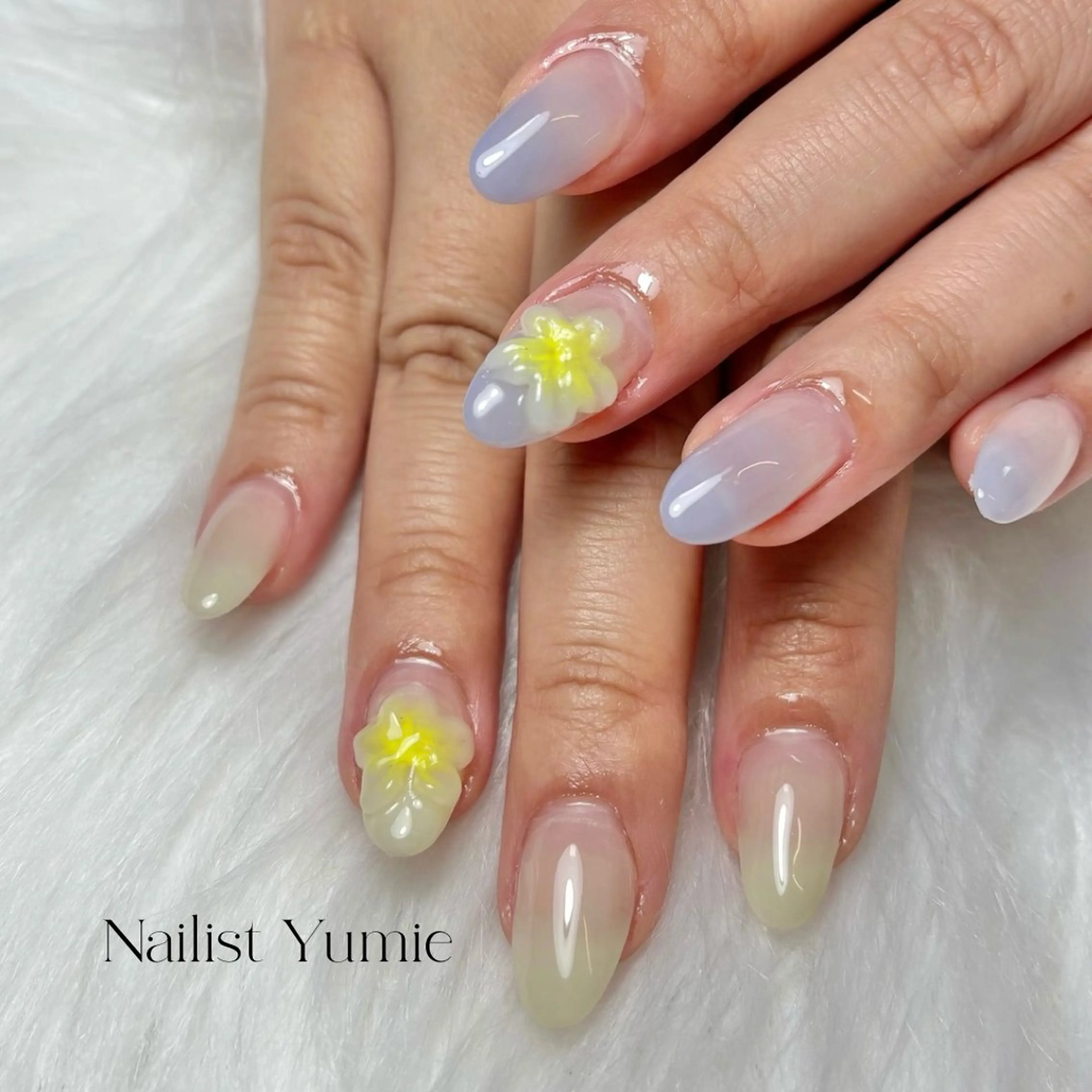 ネイル ハンドネイル Setsalon Churaku Nailist Yumie所属・【沖縄市安慶田】 🤍Yumieのネイルデザイン