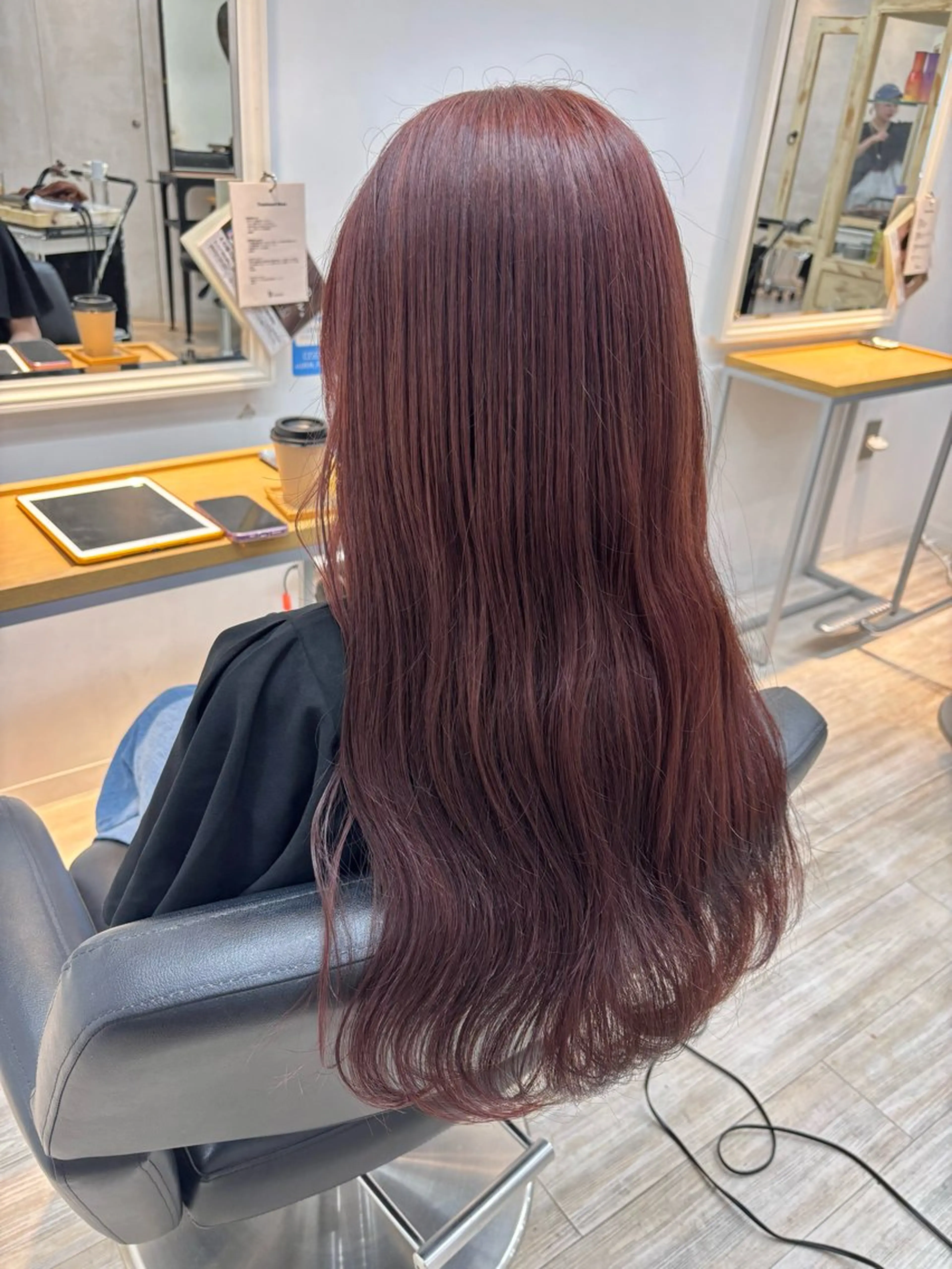 ロング カラー カット ヘアカラー トリートメント くさかみさき🌼暖色 /耳つぼ/オタク🌼のヘアスタイル