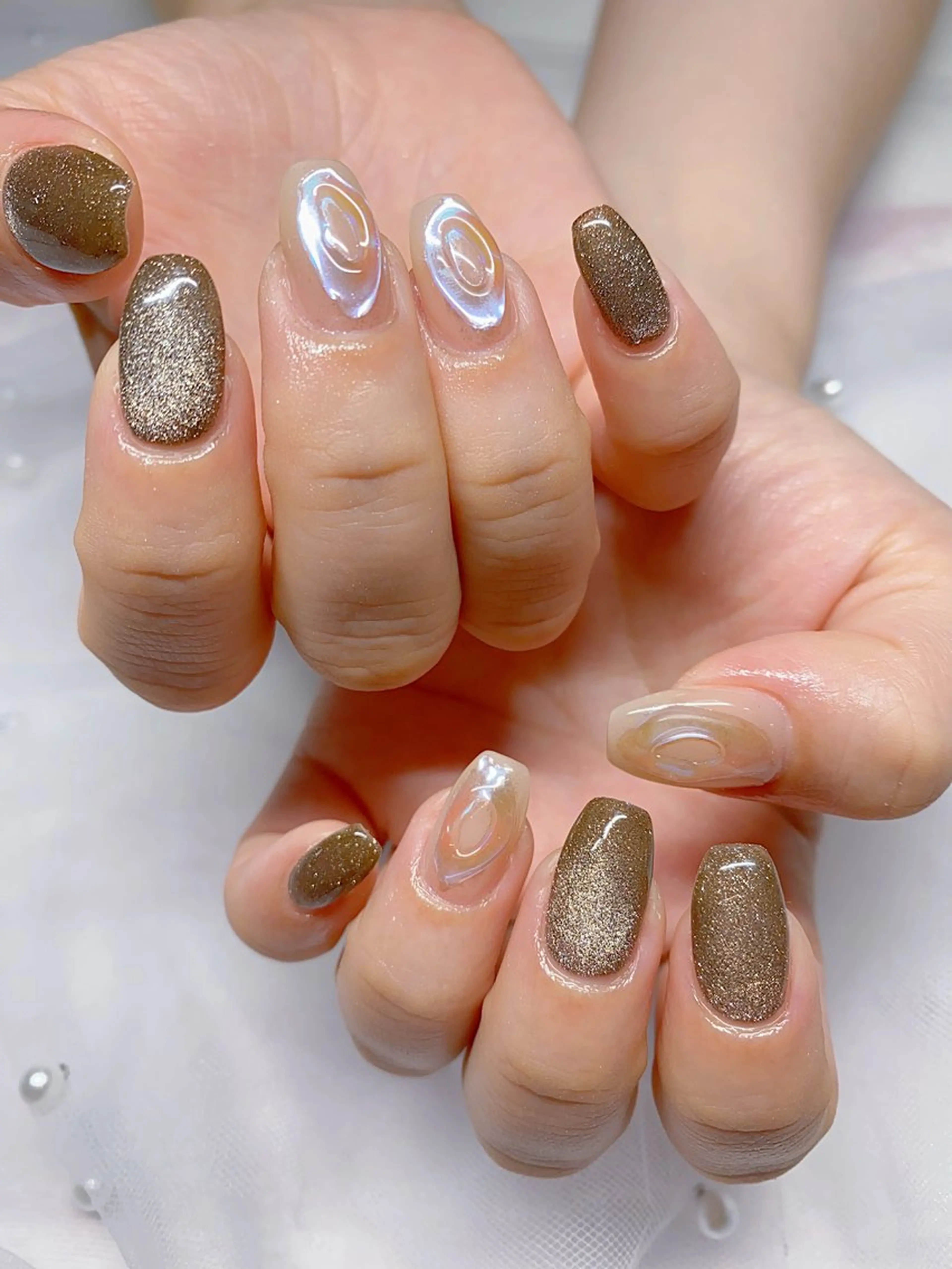 ネイル アートネイル ミラーネイル ハンドネイル Jasmine nailsalon所属・ジャスミン ネイルサロンのネイルデザイン