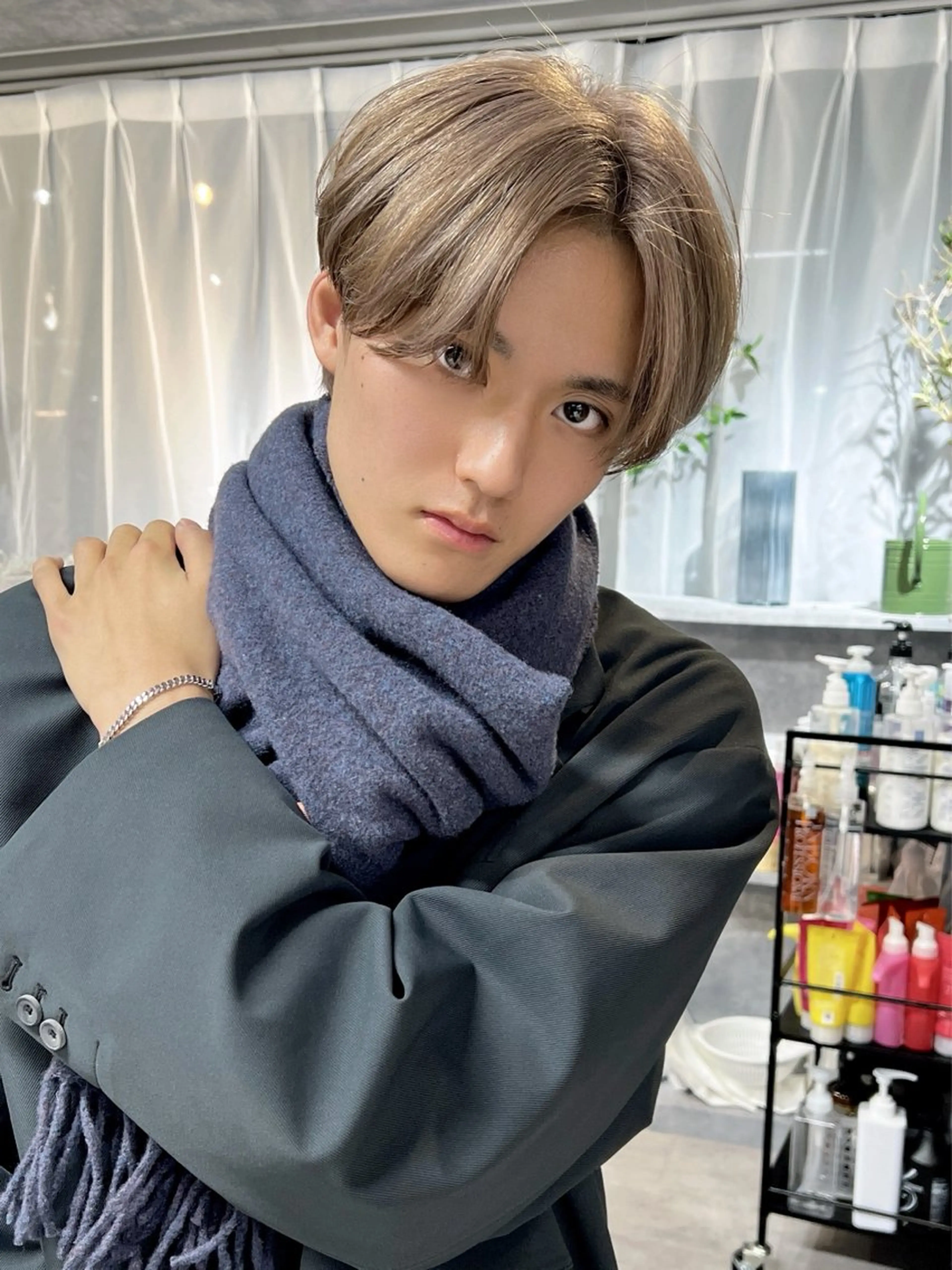 ショート メンズ 文屋 颯のヘアスタイル