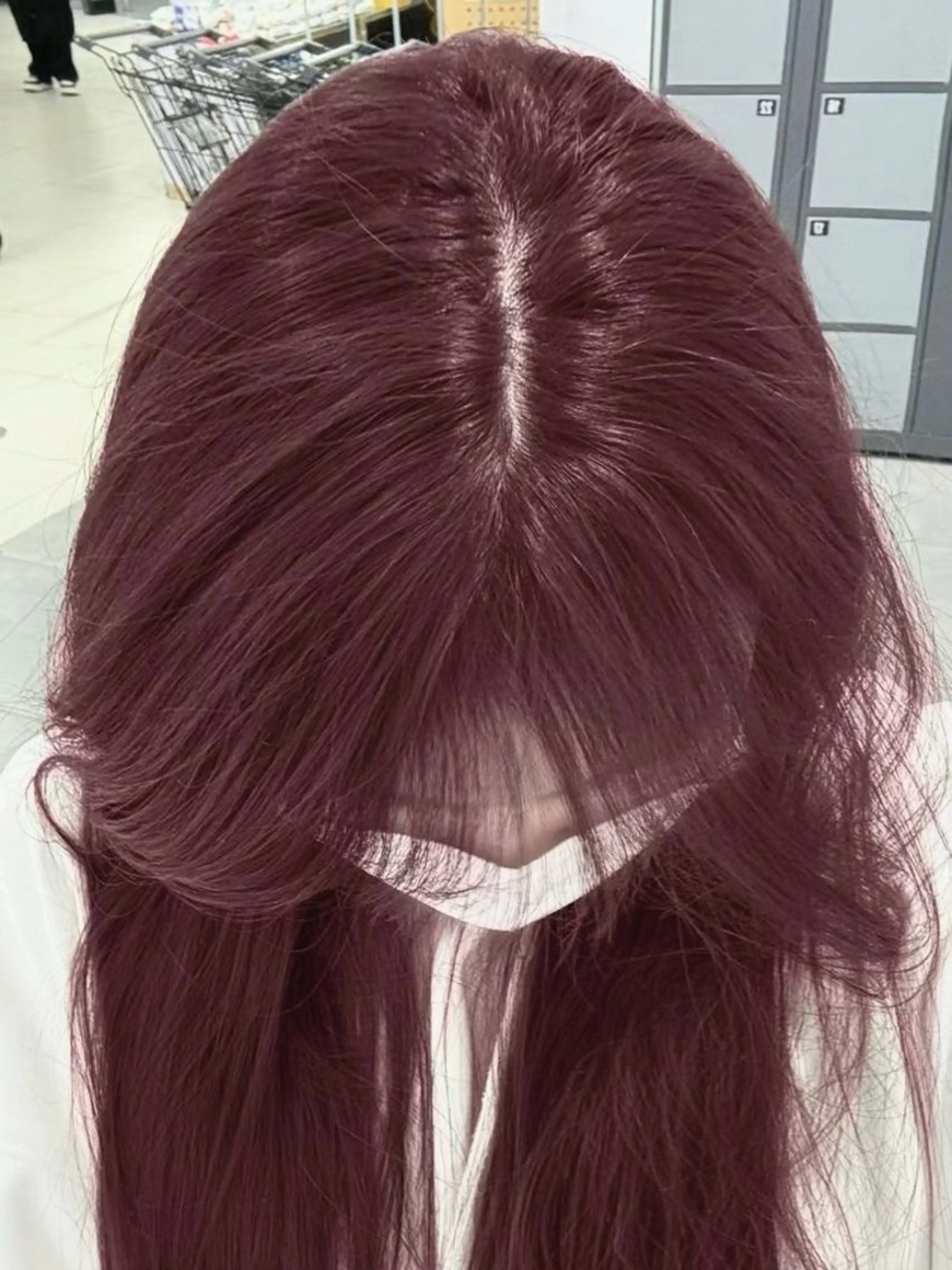 ロング カラー ヘアカラー トリートメント ヘッドスパ うる艶韓国ヘア 🤍りんのヘアスタイル