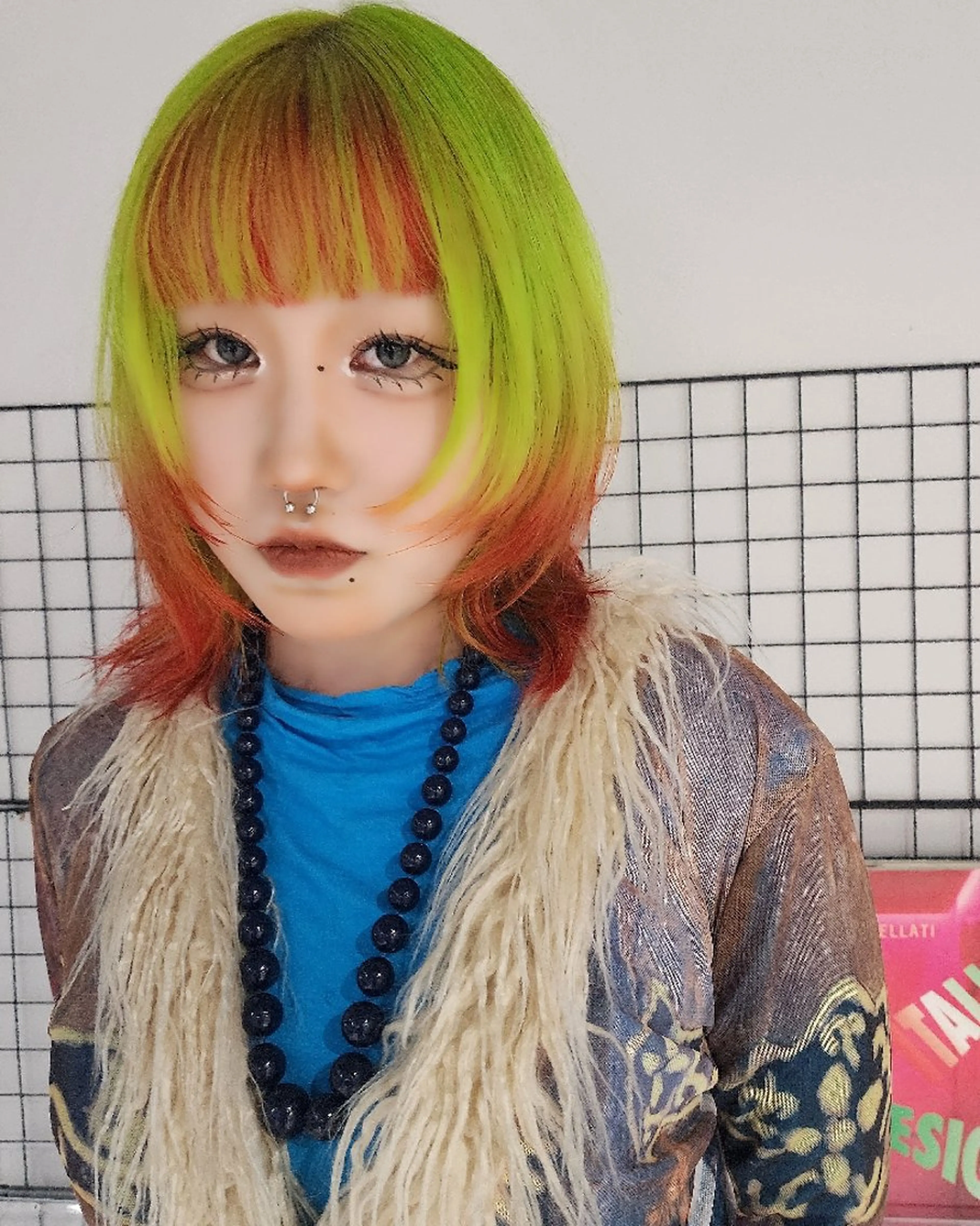 ミディアム カラー ブリーチ Backbocker所属・ハイトーン/ブリーチ /デザインカラーのヘアスタイル