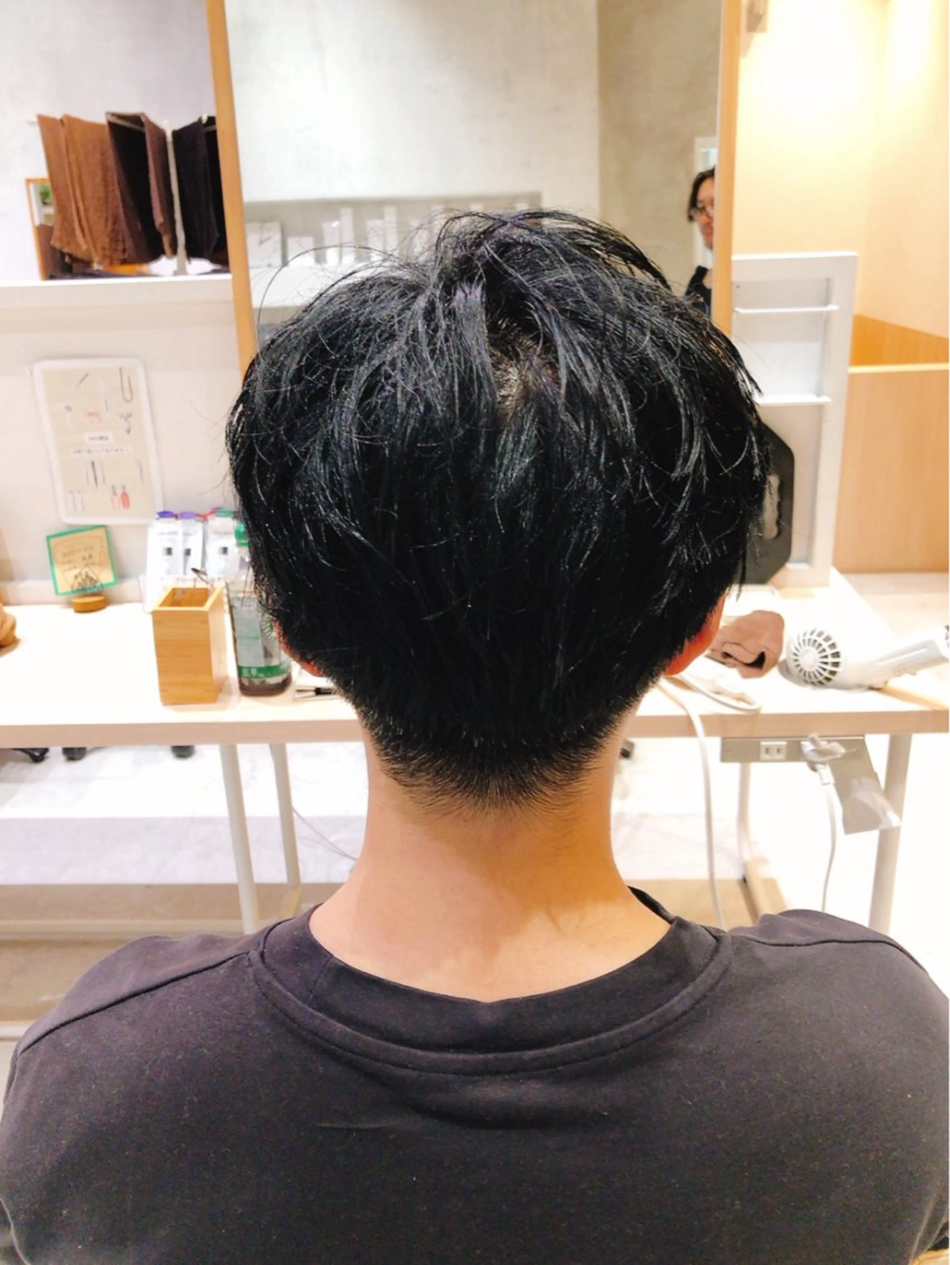 メンズカットモデルの写真