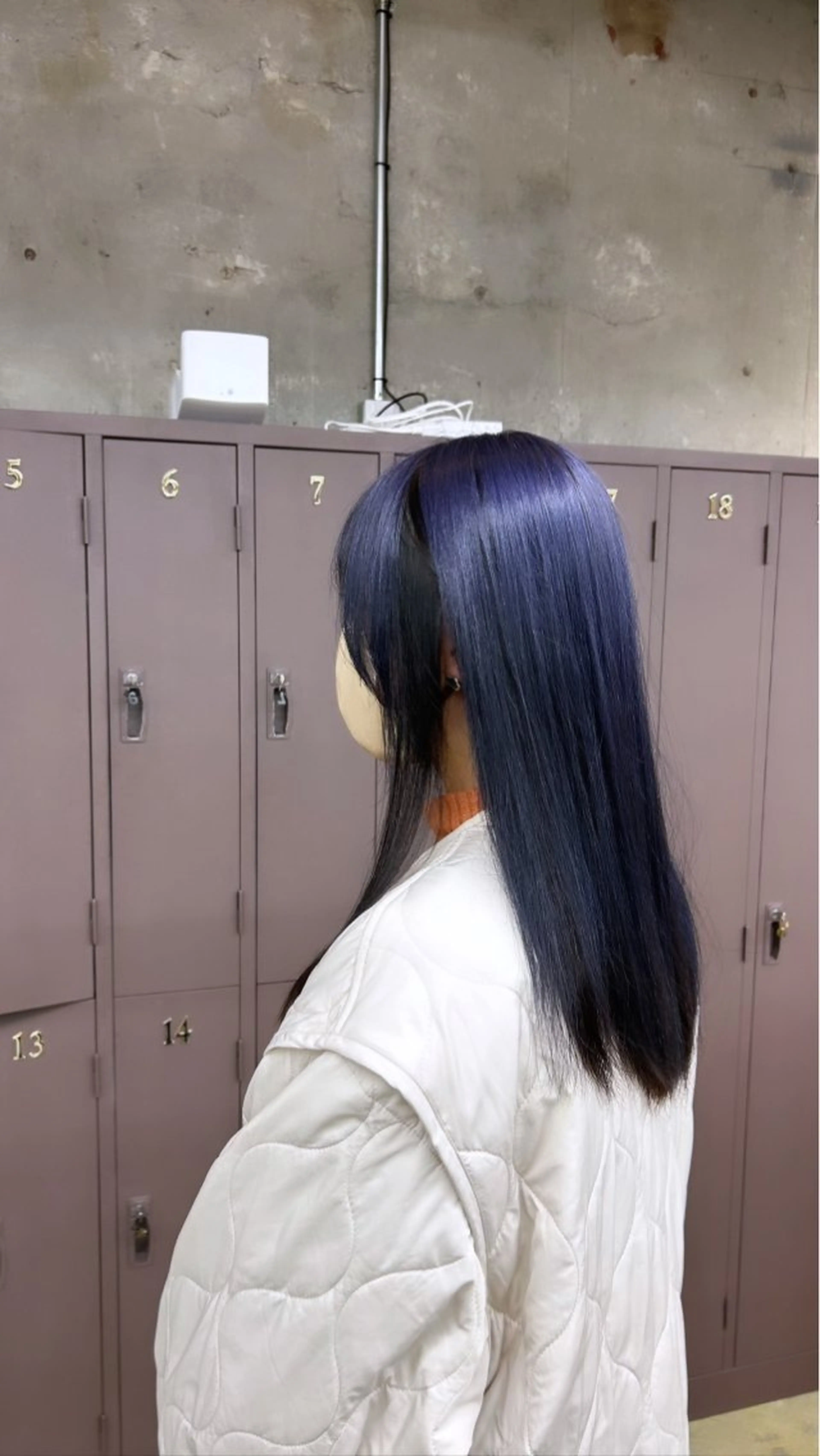 セミロング カラー ブリーチ デザインカラー 日韓レイヤー🇰🇷 艶カラー/ナカネのヘアスタイル