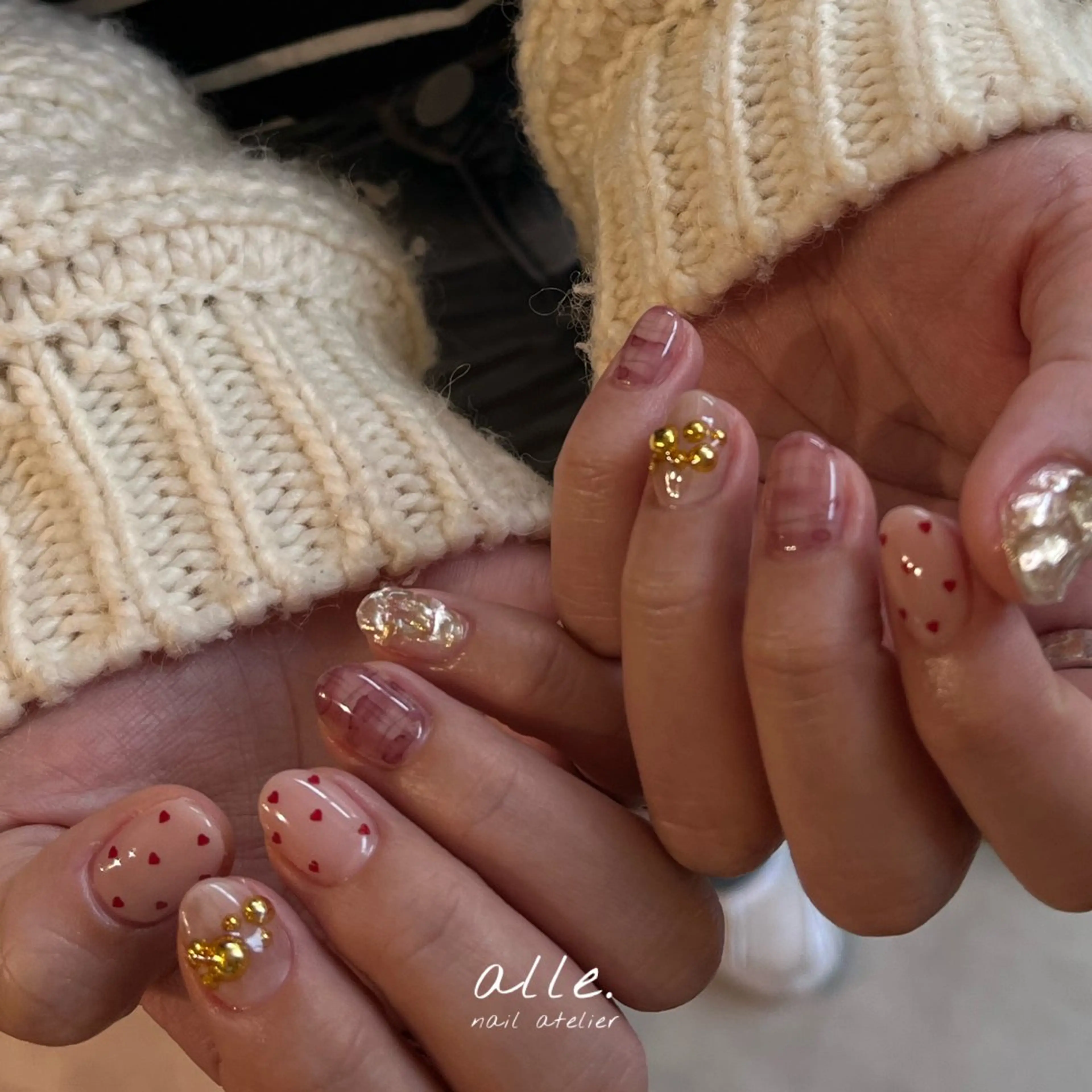 ネイル ハンドネイル atelier alle.のネイルデザイン