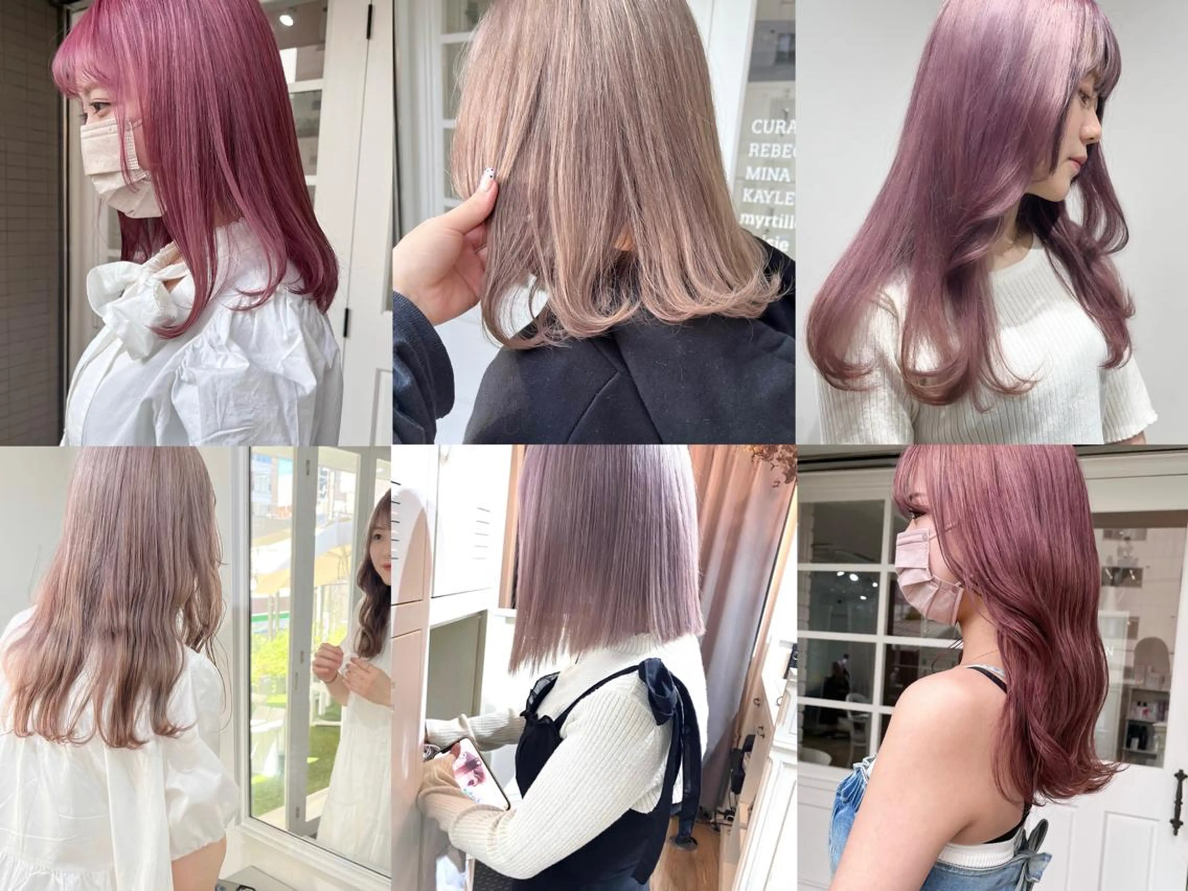 カラー KAYLEE ayanoのヘアスタイル
