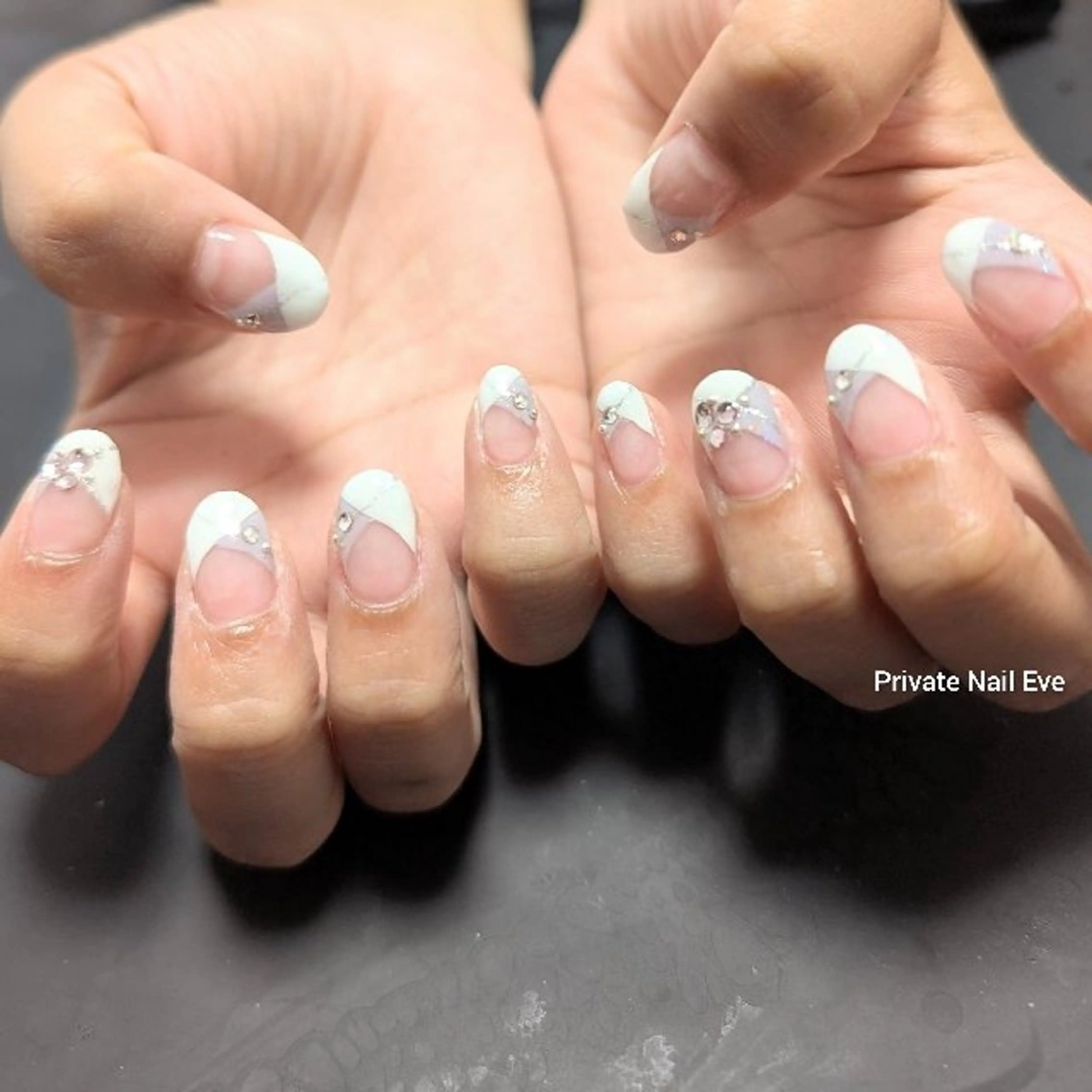 ネイル フレンチネイル 持ち込み ハンドネイル ネイル junkoのネイルデザイン