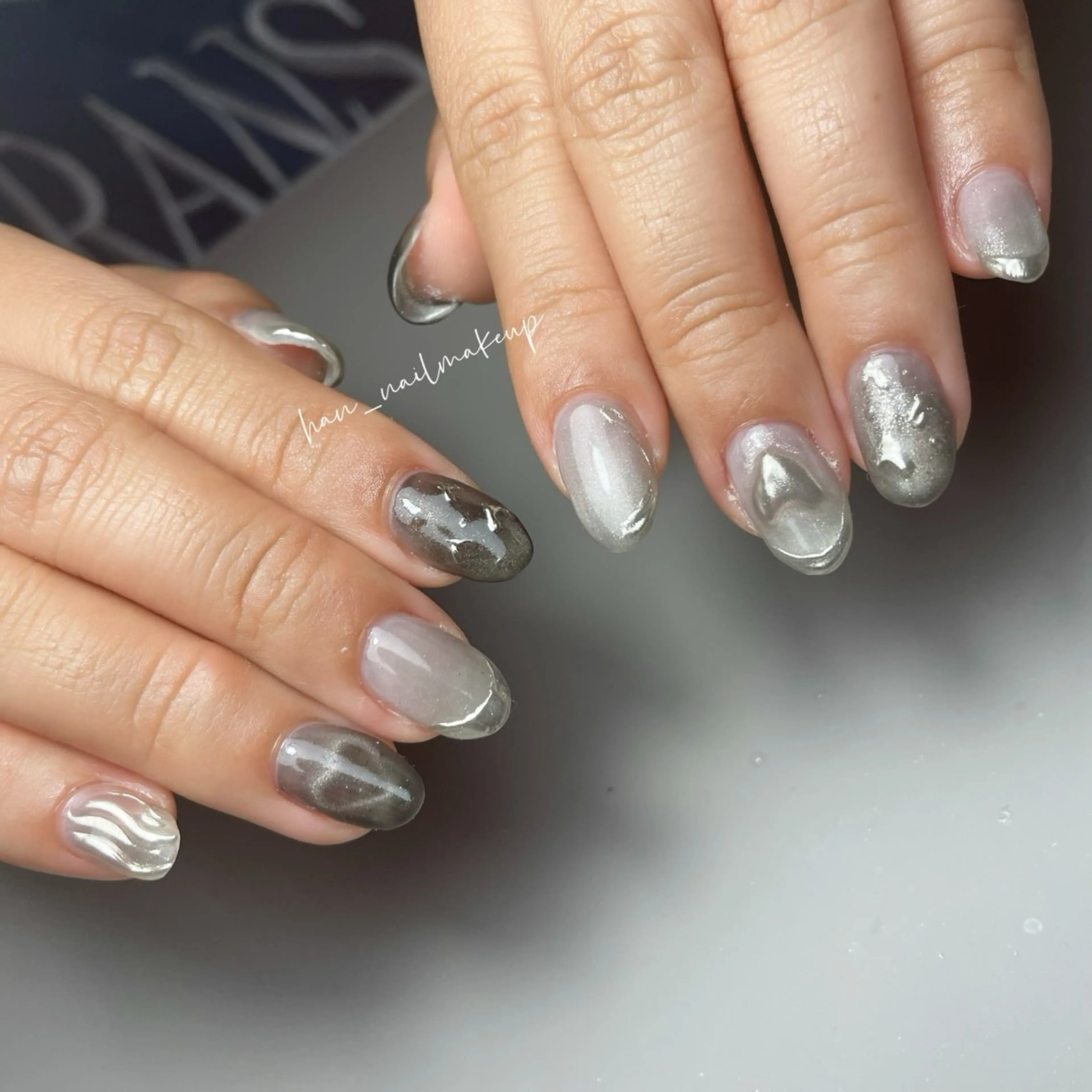 ネイル ハンドネイル Han Nail 【y&m】のネイルデザイン