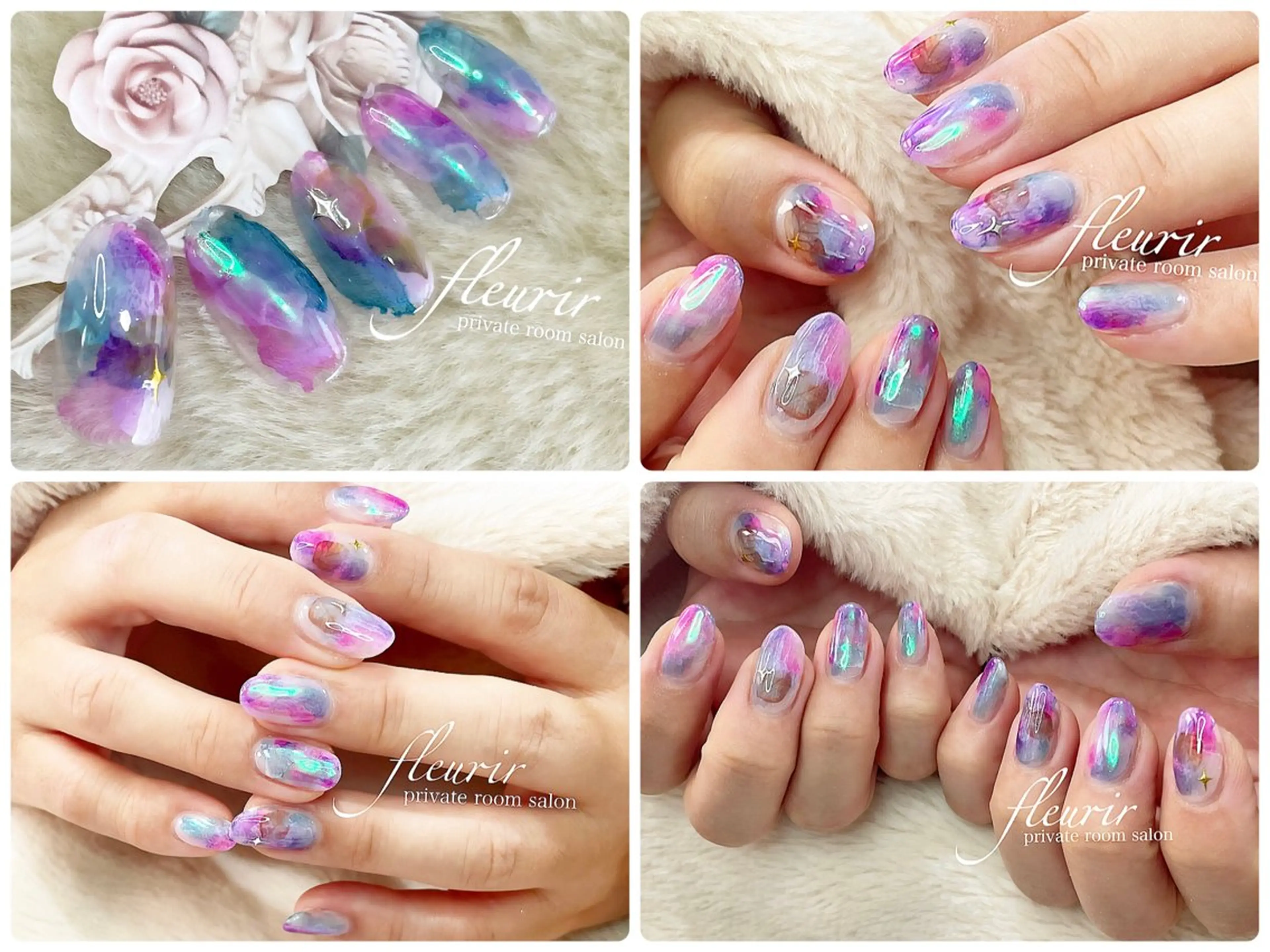 ネイル フルリール 【プライベートサロンのネイルデザイン