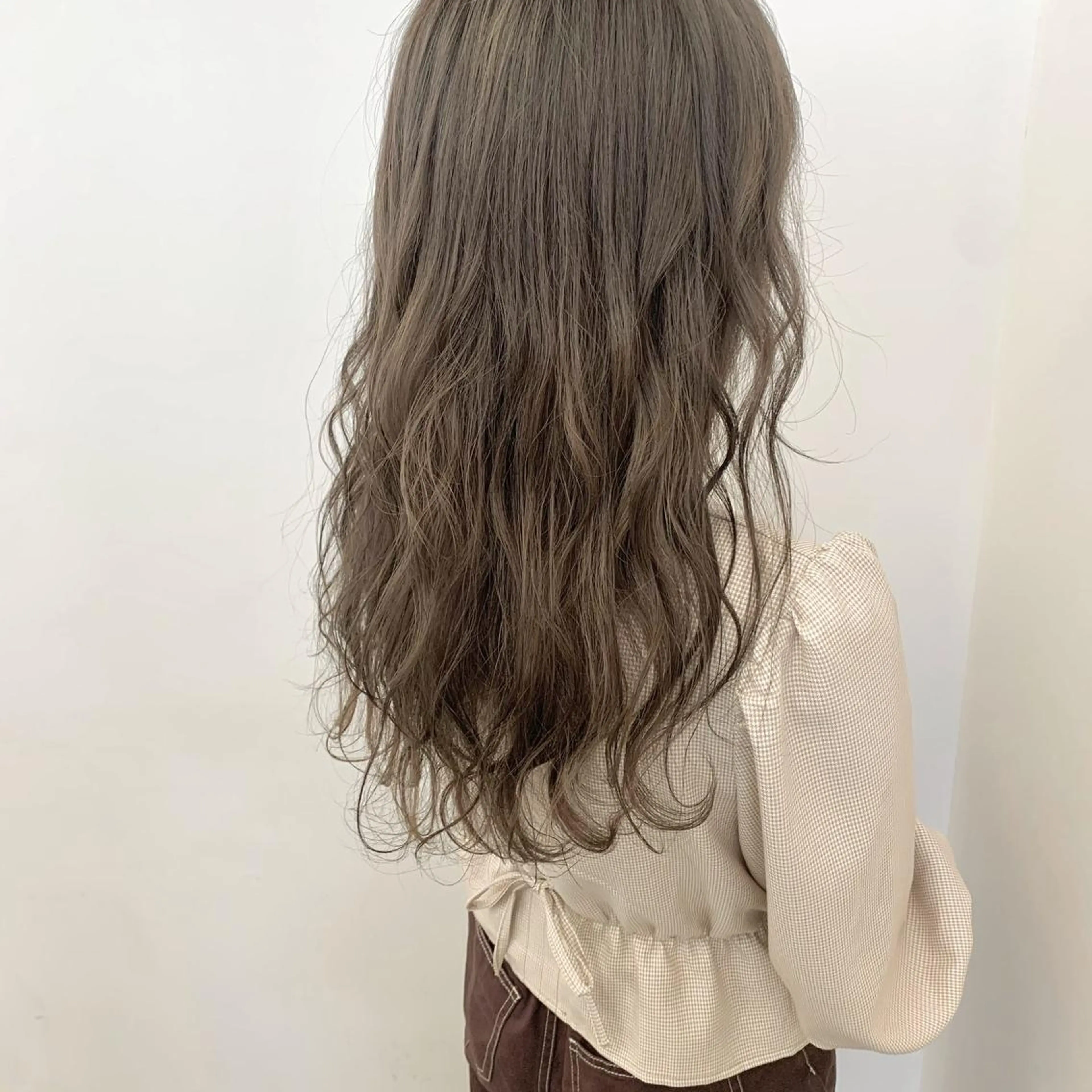 ロング ハイライト 髪質改善 小顔カット トリートメント カット ヘアカラー Parve Mix/ 金森のヘアスタイル