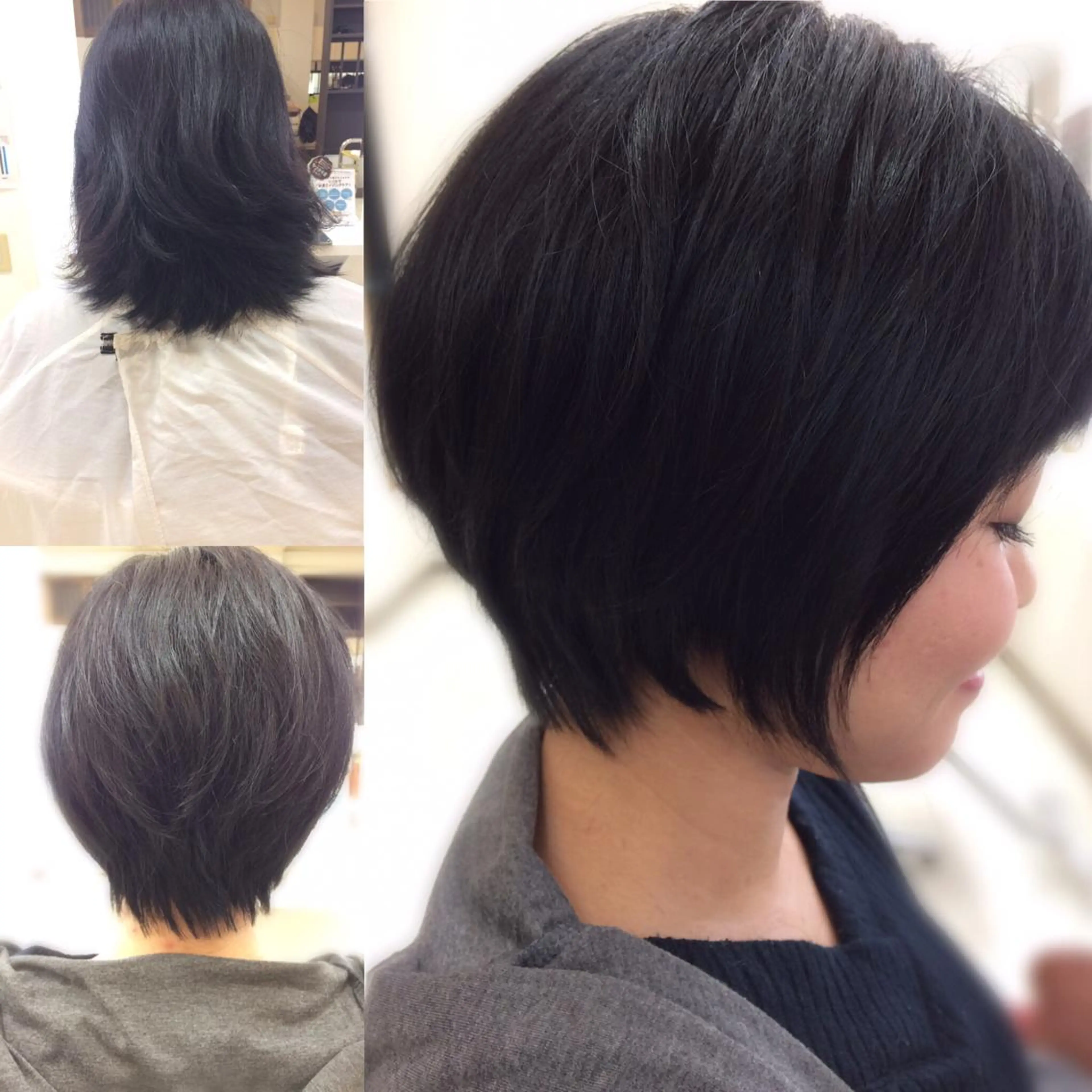 ショート ショートボブ ボブ ショートヘア いけだ ゆうのヘアスタイル