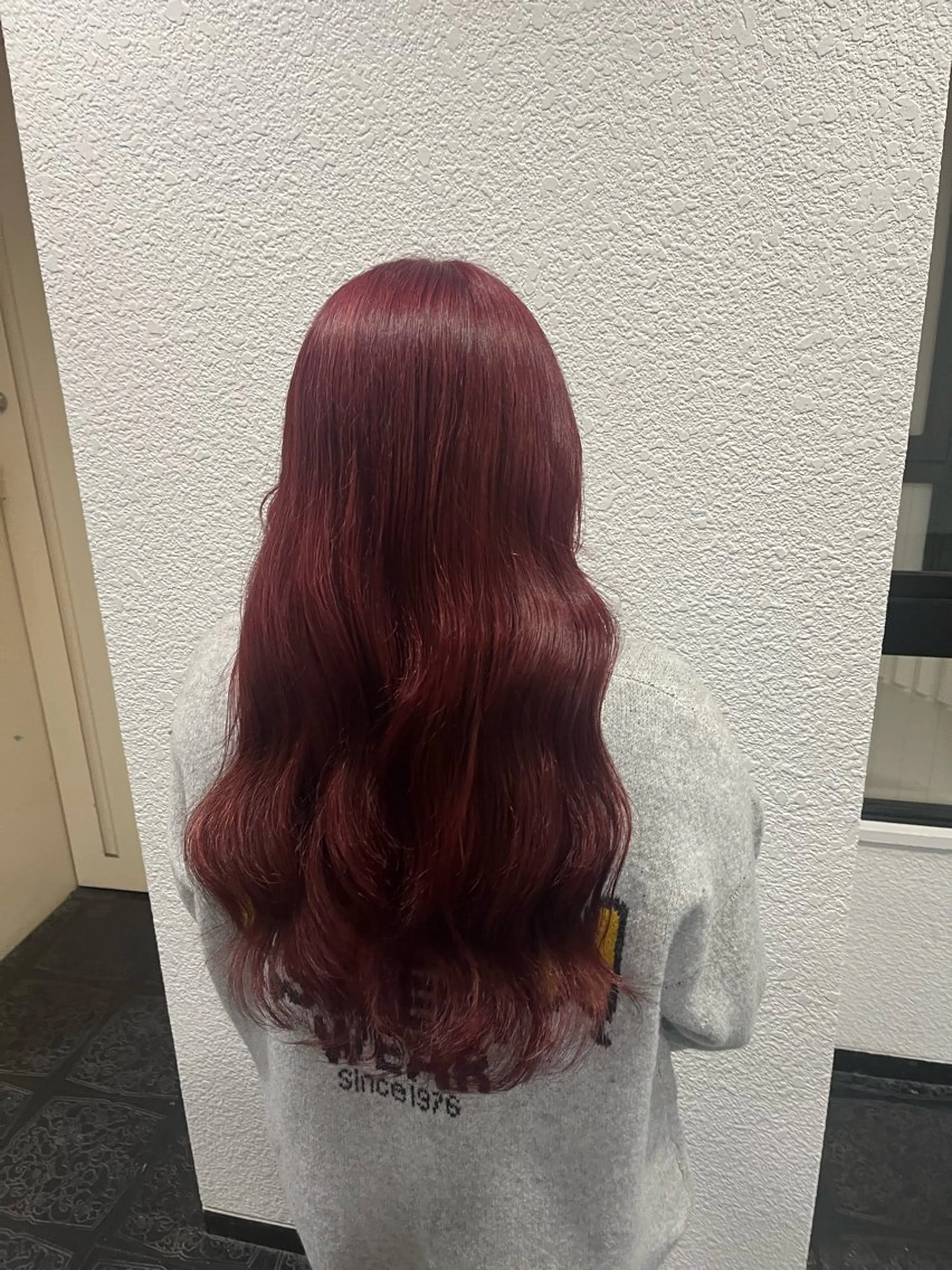 ロング カラー レッドカラー 🎼鈴木 美晴🪽のヘアスタイル
