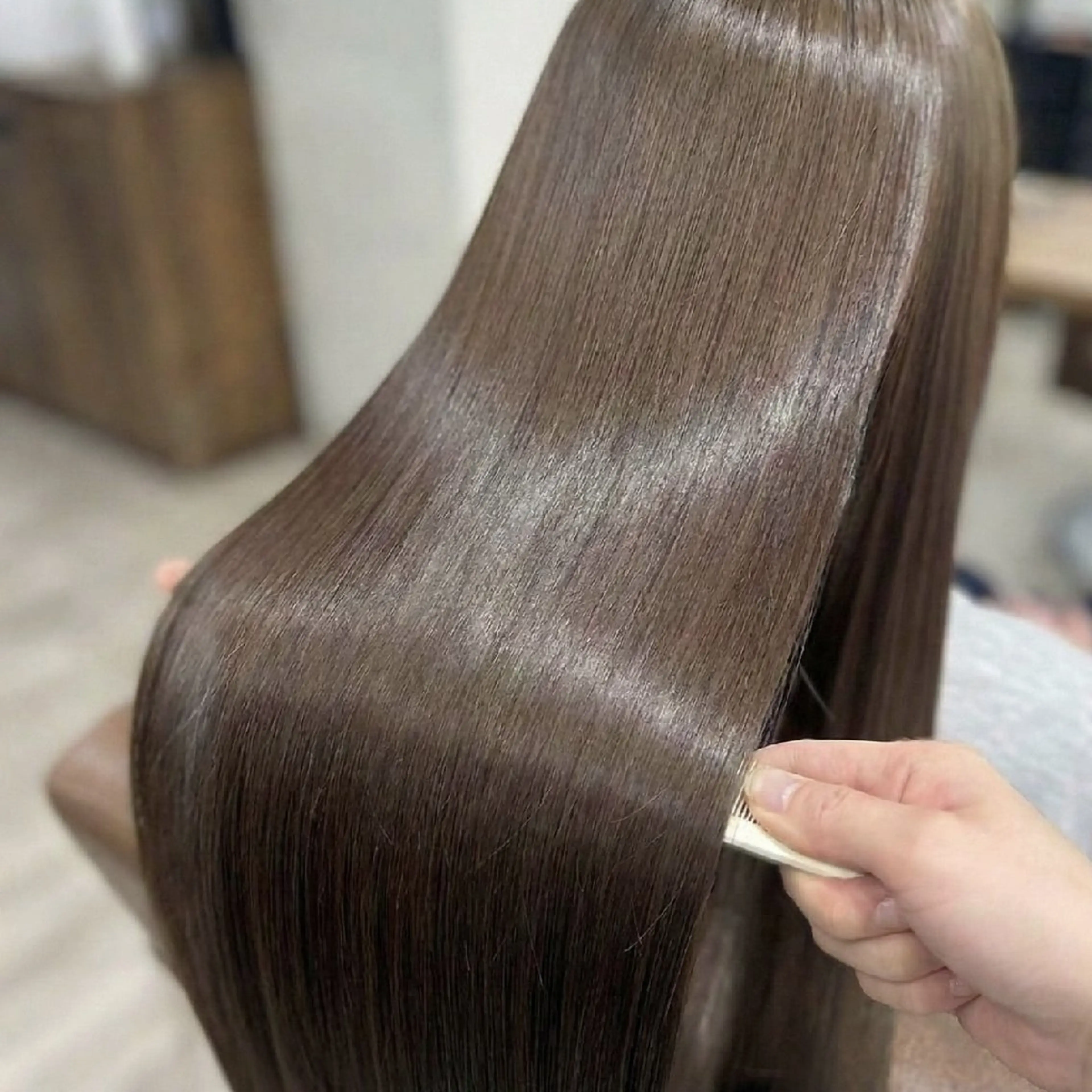 ロング トリートメント カット ヘアカラー トリートメント 透明感カラー/ ツヤ髪 石田のヘアスタイル