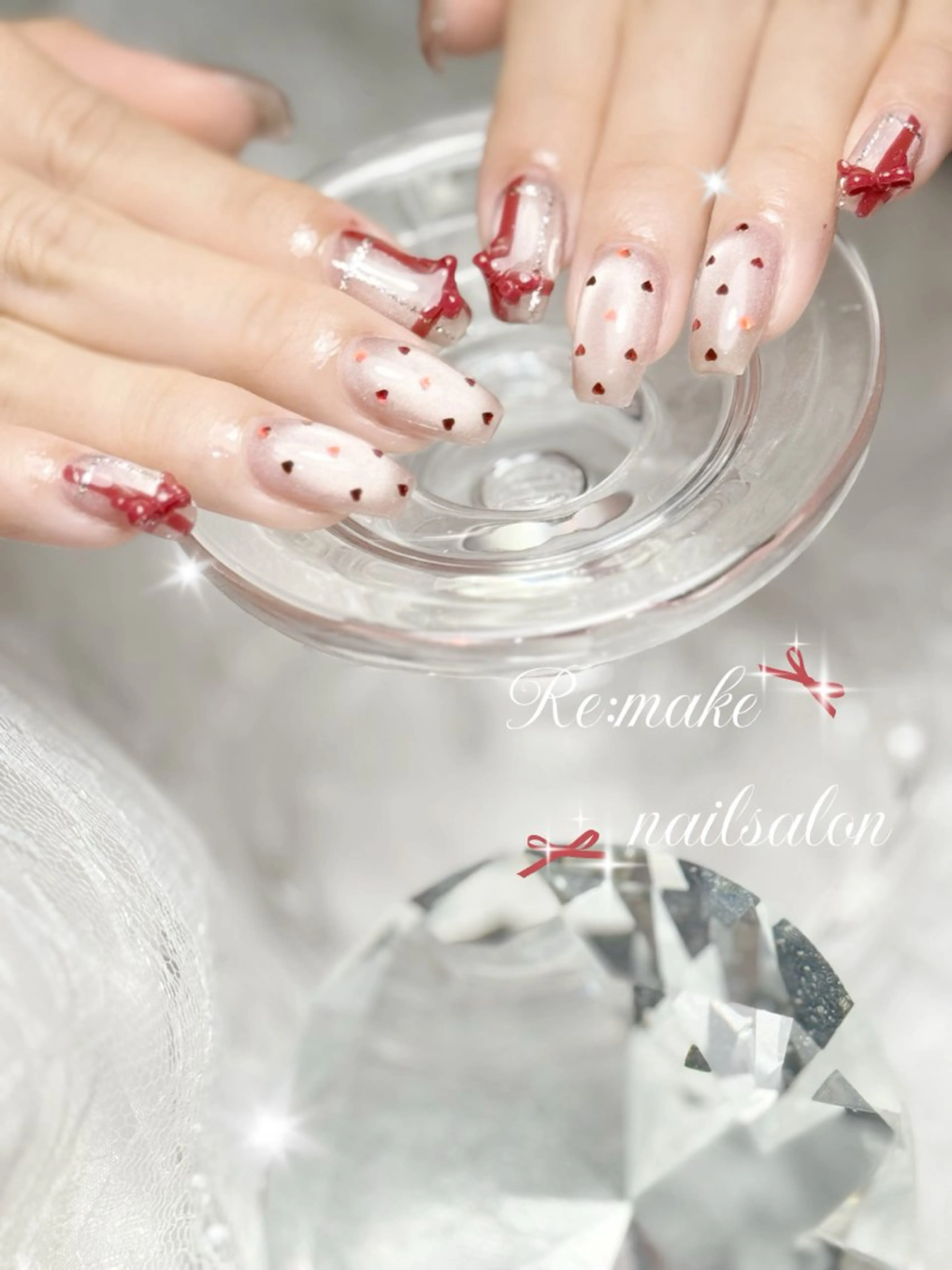 ネイル マグネットネイル ハンドネイル Suetake Shuriのネイルデザイン