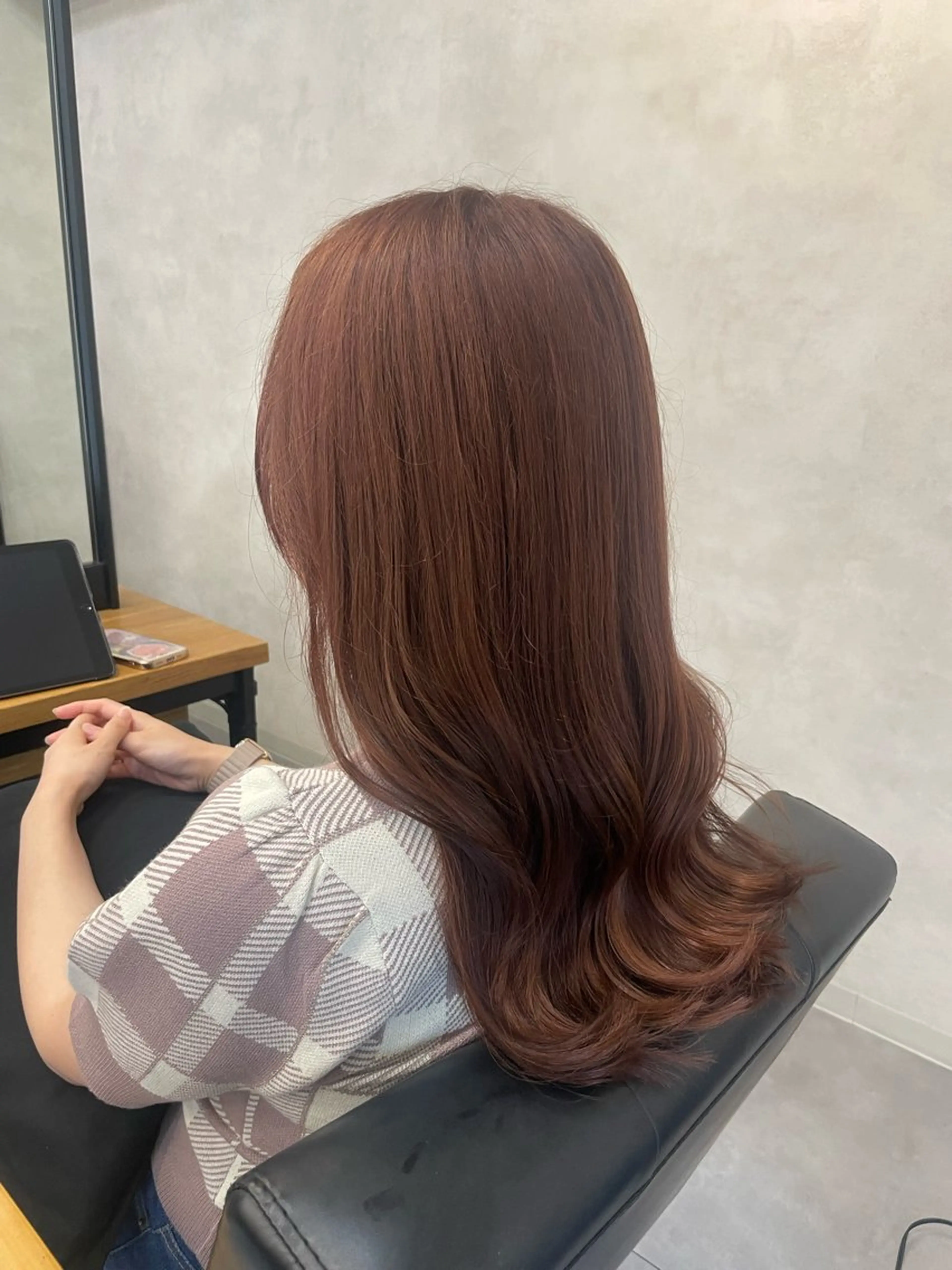 ロング カラー ヘアカラー トリートメント 今村 南穂のヘアスタイル