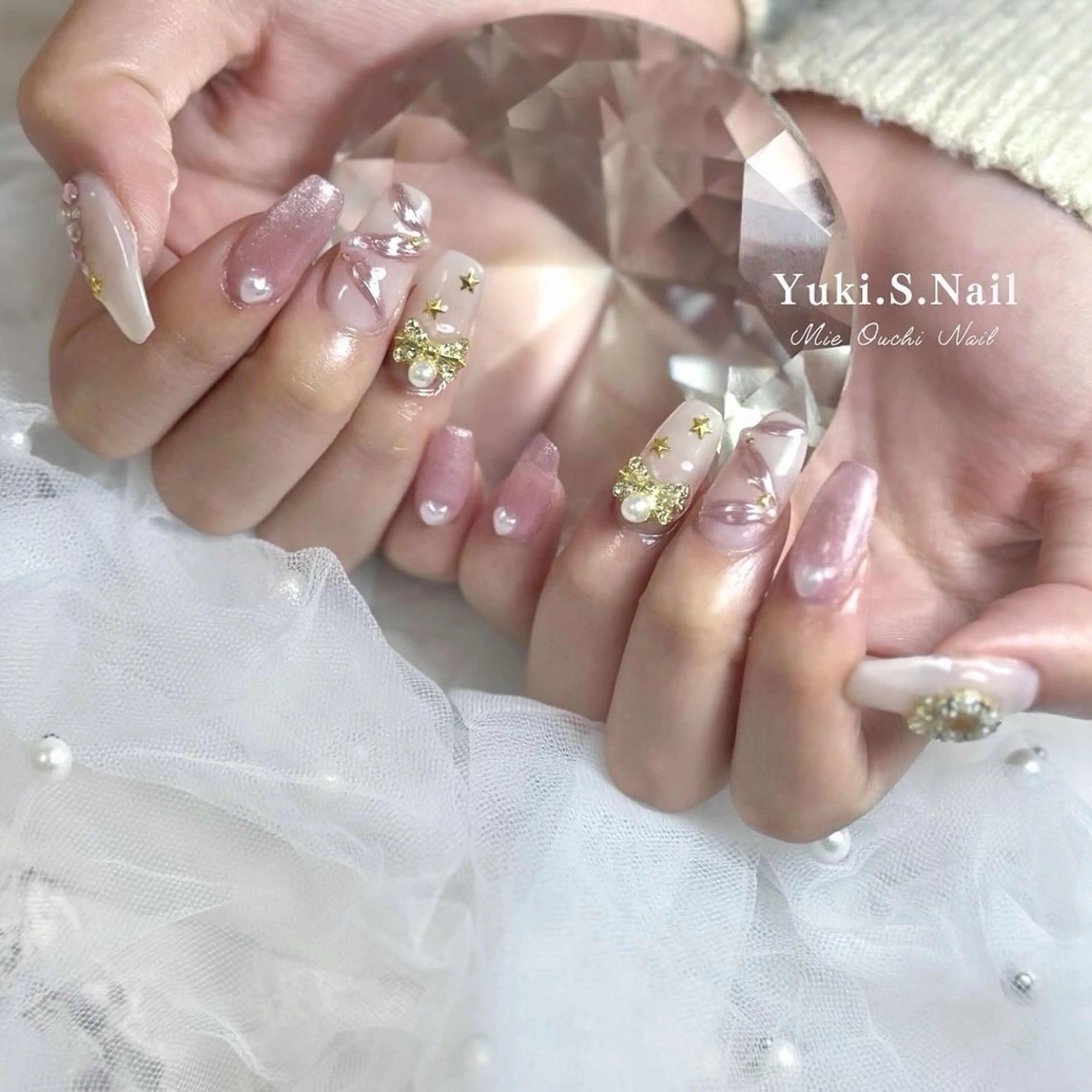 ロング ハンドネイル Yuki S.Nailのネイルデザイン