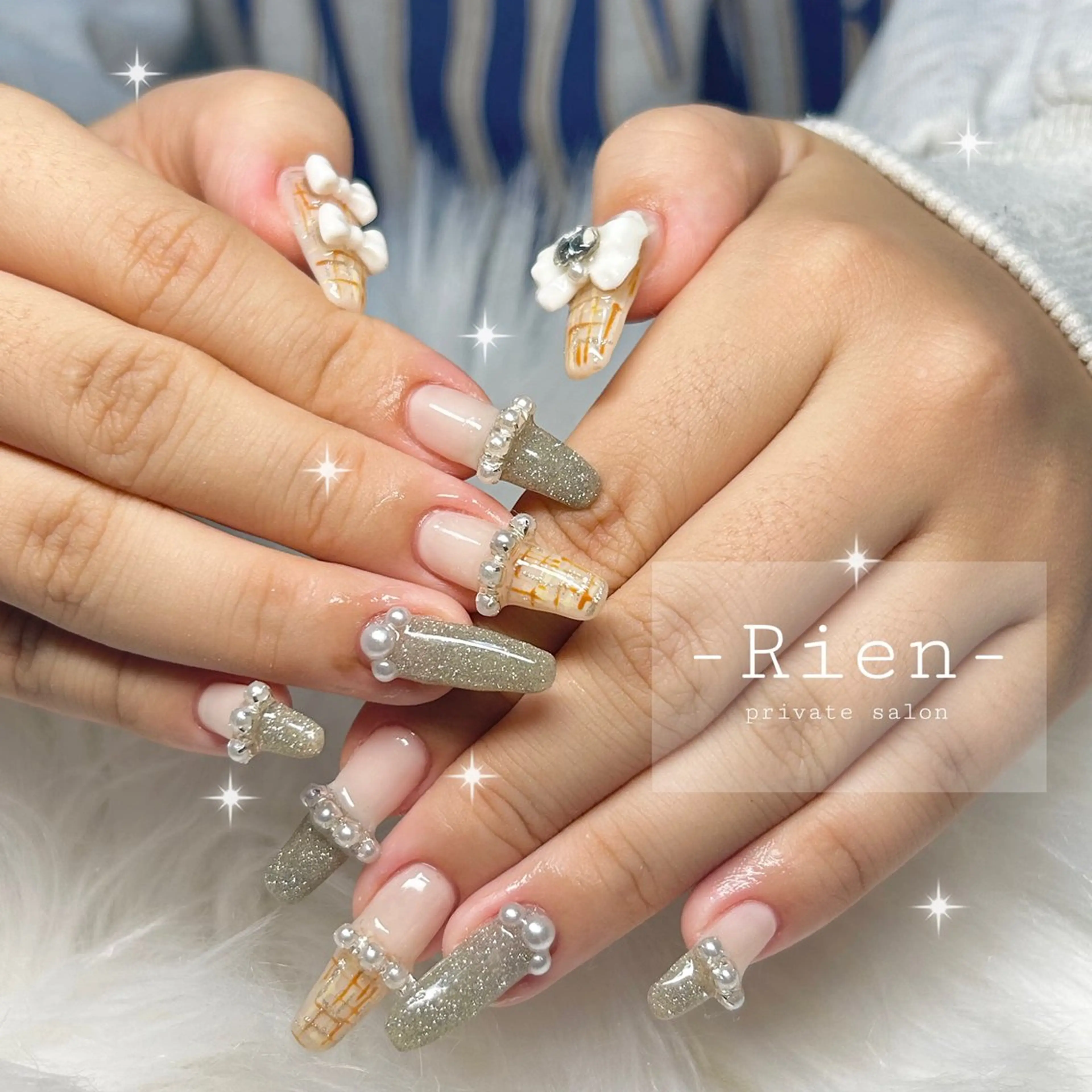 ネイル ハンドネイル -Rien- プライベートサロンのネイルデザイン