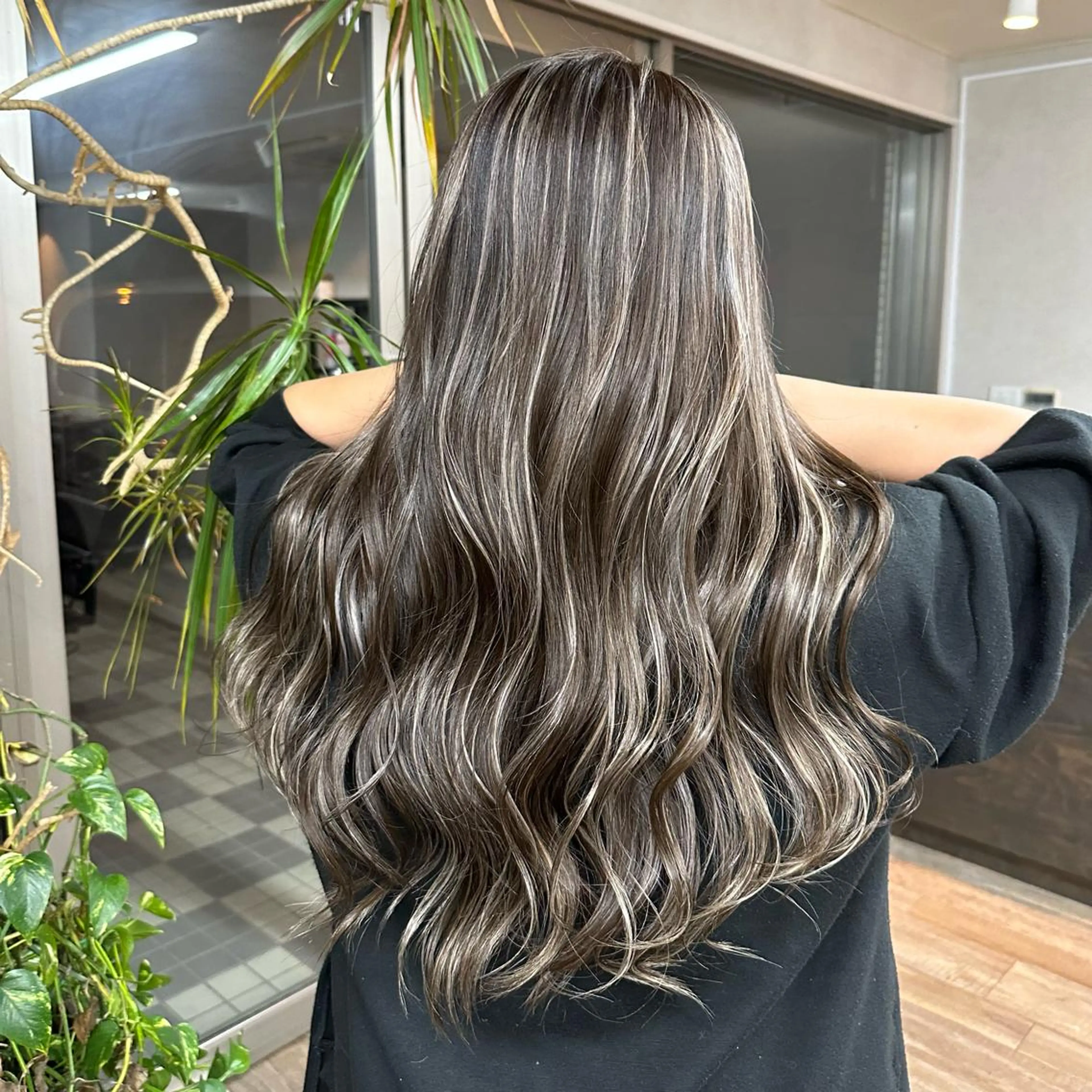 ロング カラー ハイライトカラー ハイライト ⭐️ボブ/ショート りゅうしんのヘアスタイル