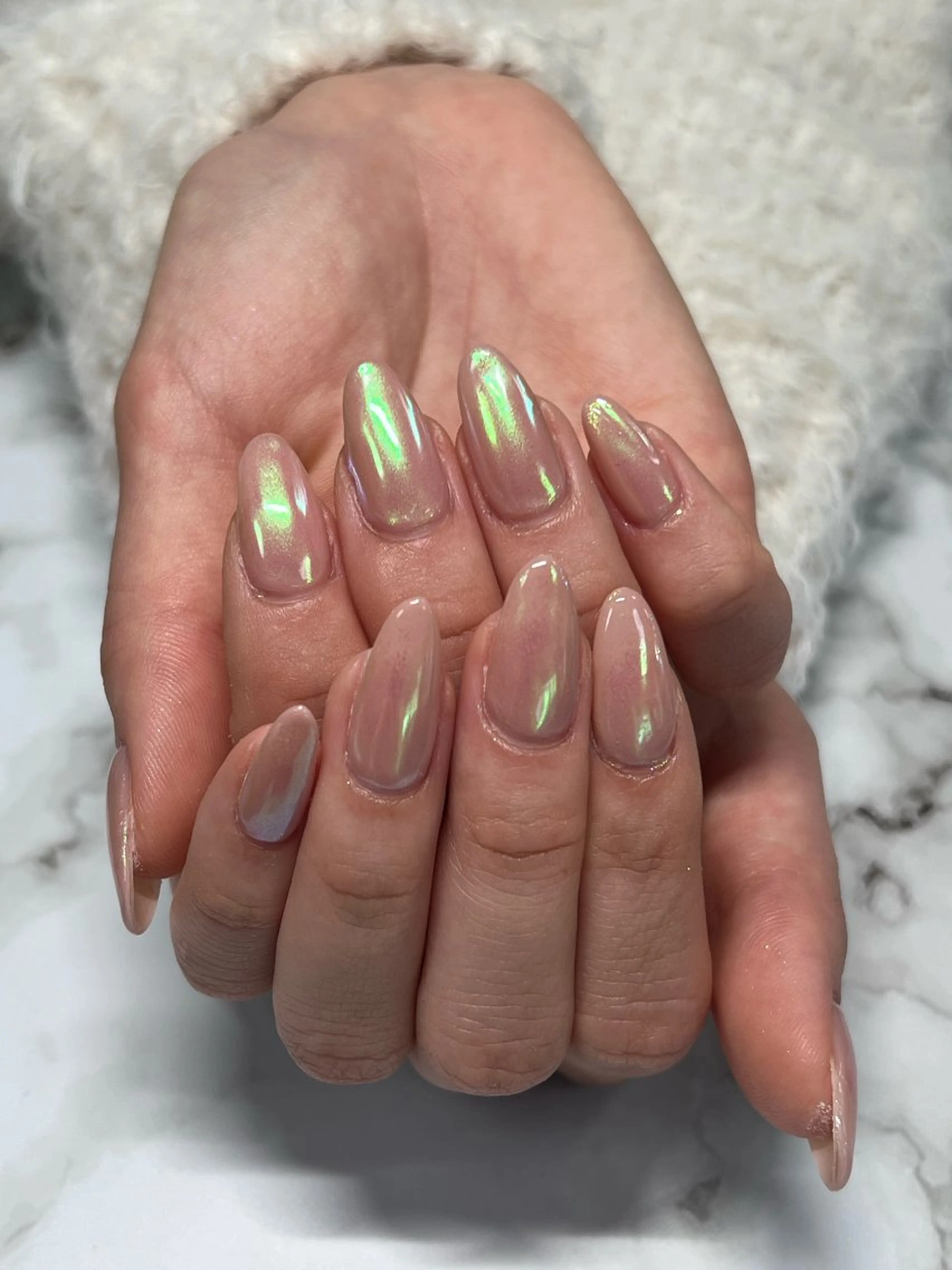 ネイル ミラーネイル 自由が丘サロン AYAME💅のネイルデザイン