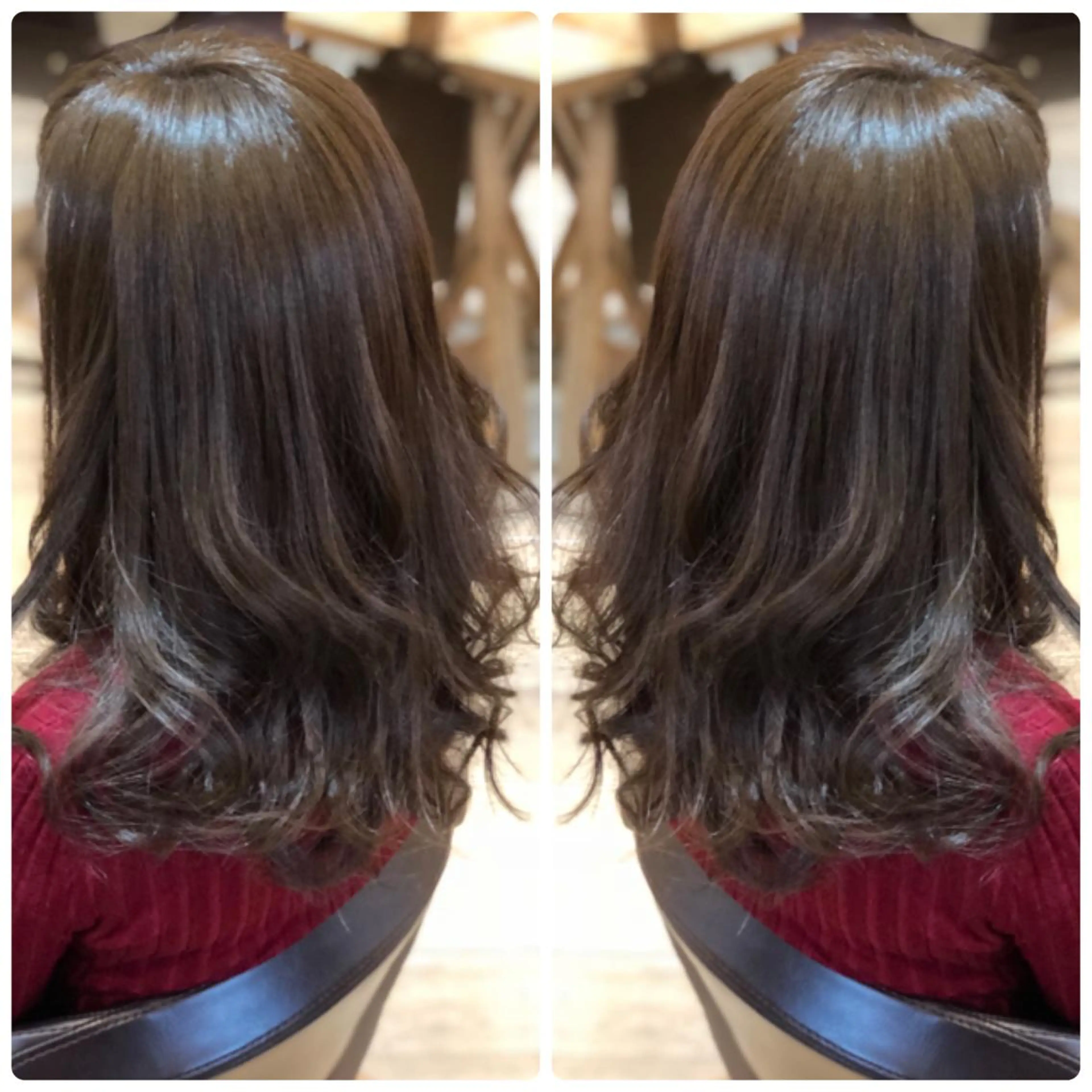 セミロング カラー カット トリートメント 小山内 龍一郎 店長のヘアスタイル