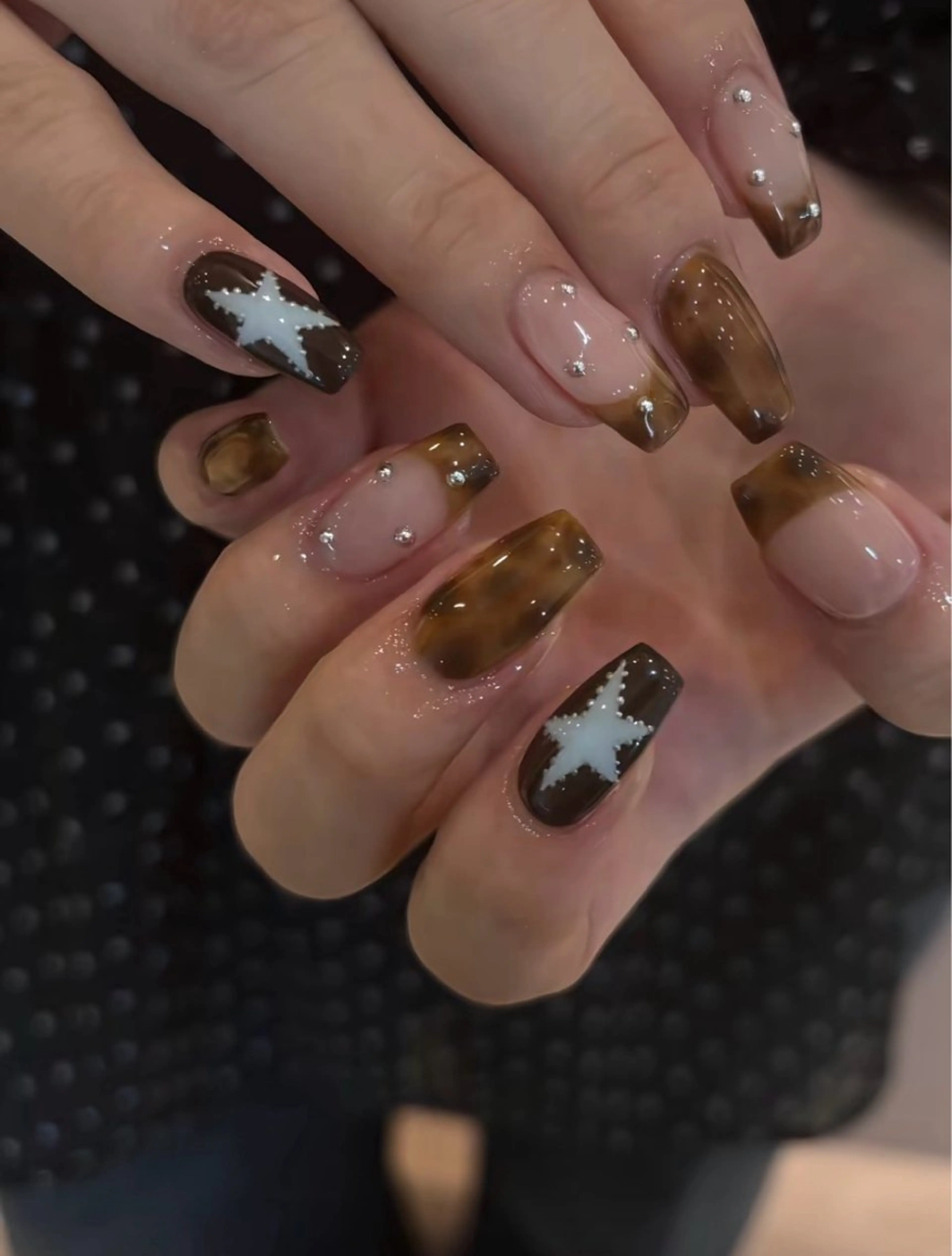 ネイル 韓国ネイル 持ち込み ニュアンスネイル ネイルチップ ハンドネイル JENNY ANA.CHUOのネイルデザイン