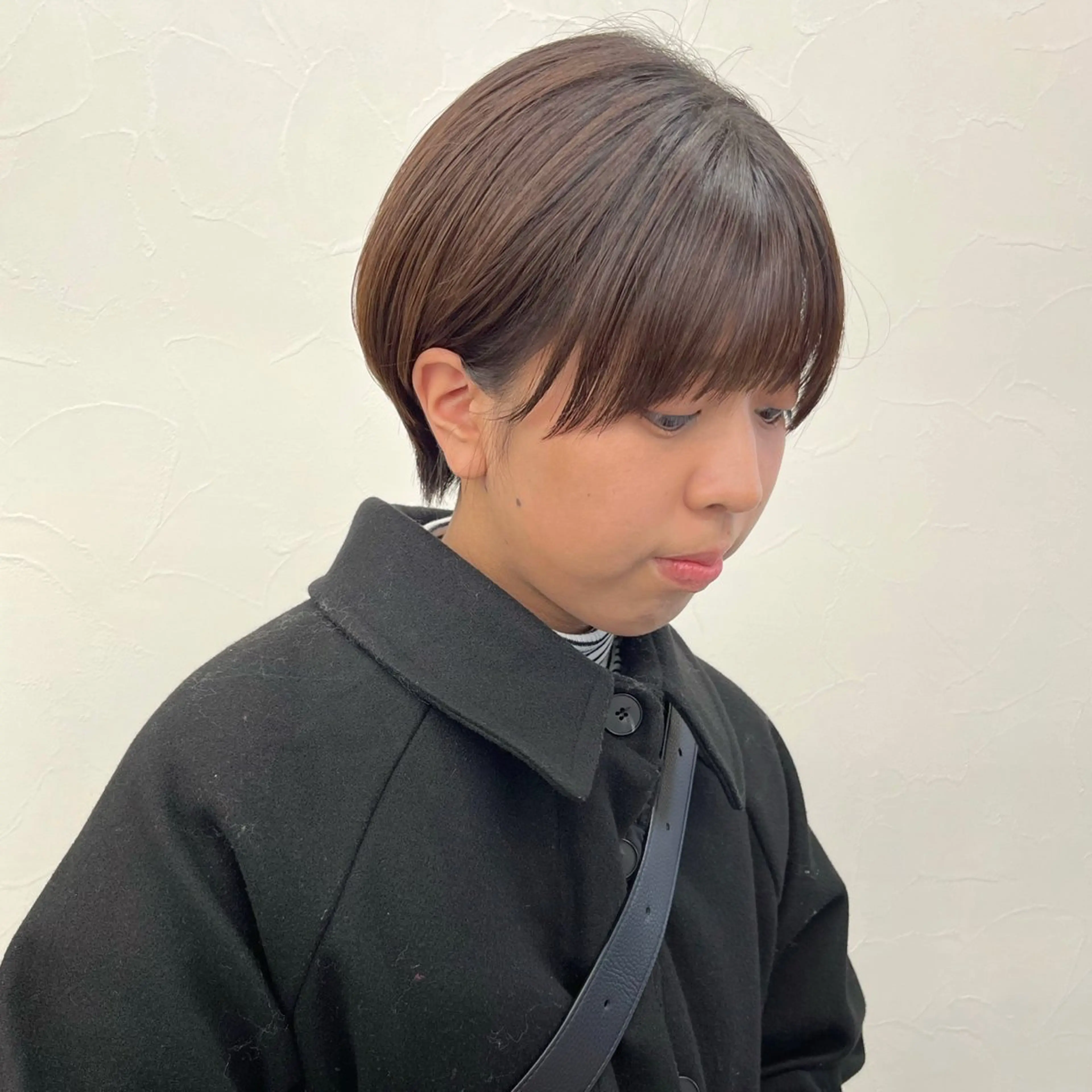 ショート 丸みショート ボブ レイヤーカット 似合わせカット ショートヘア カット トリートメント 朝がちょっと楽しくな るshort･bobのヘアスタイル
