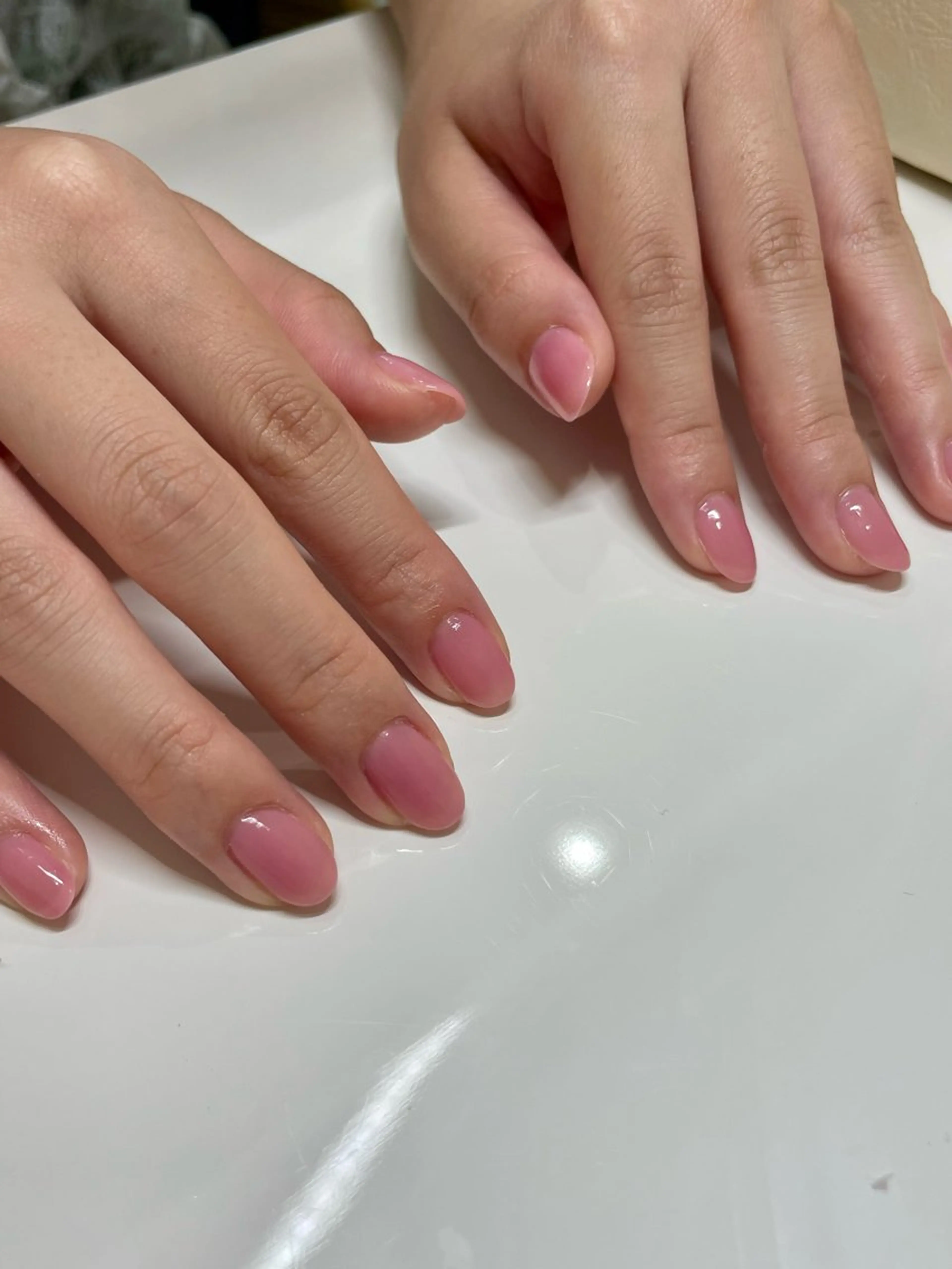🎀【オフなし】ハンドちゅるんワンカラー🎀パラジェル変更🙆🏻‍♀️所沢の写真