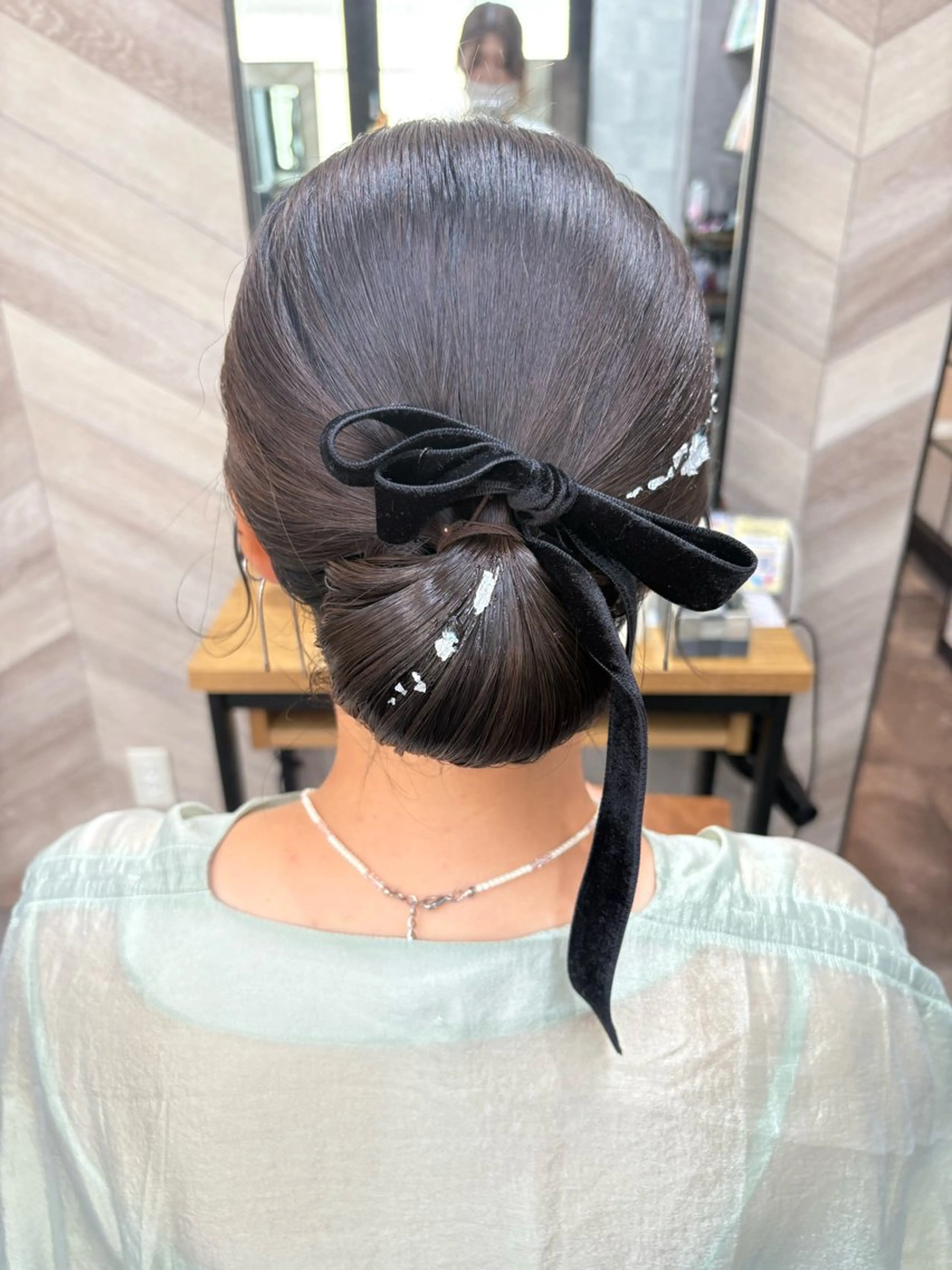 ミディアム ヘアアレンジ ヘアセット 飯塚 沙衣のヘアスタイル