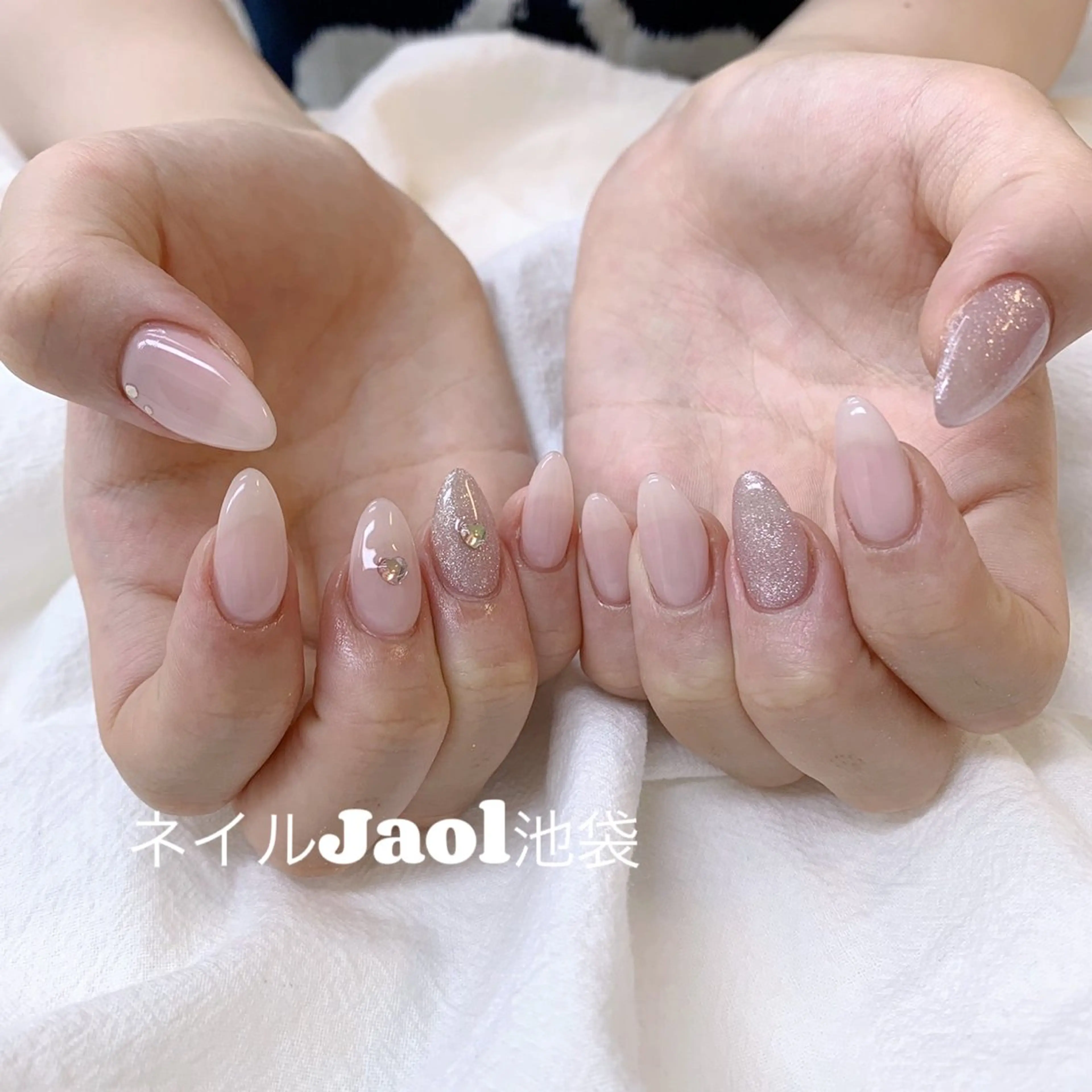 ミディアム ハンドネイル nail jaol池袋店所属・ネイルJaol 池袋のネイルデザイン