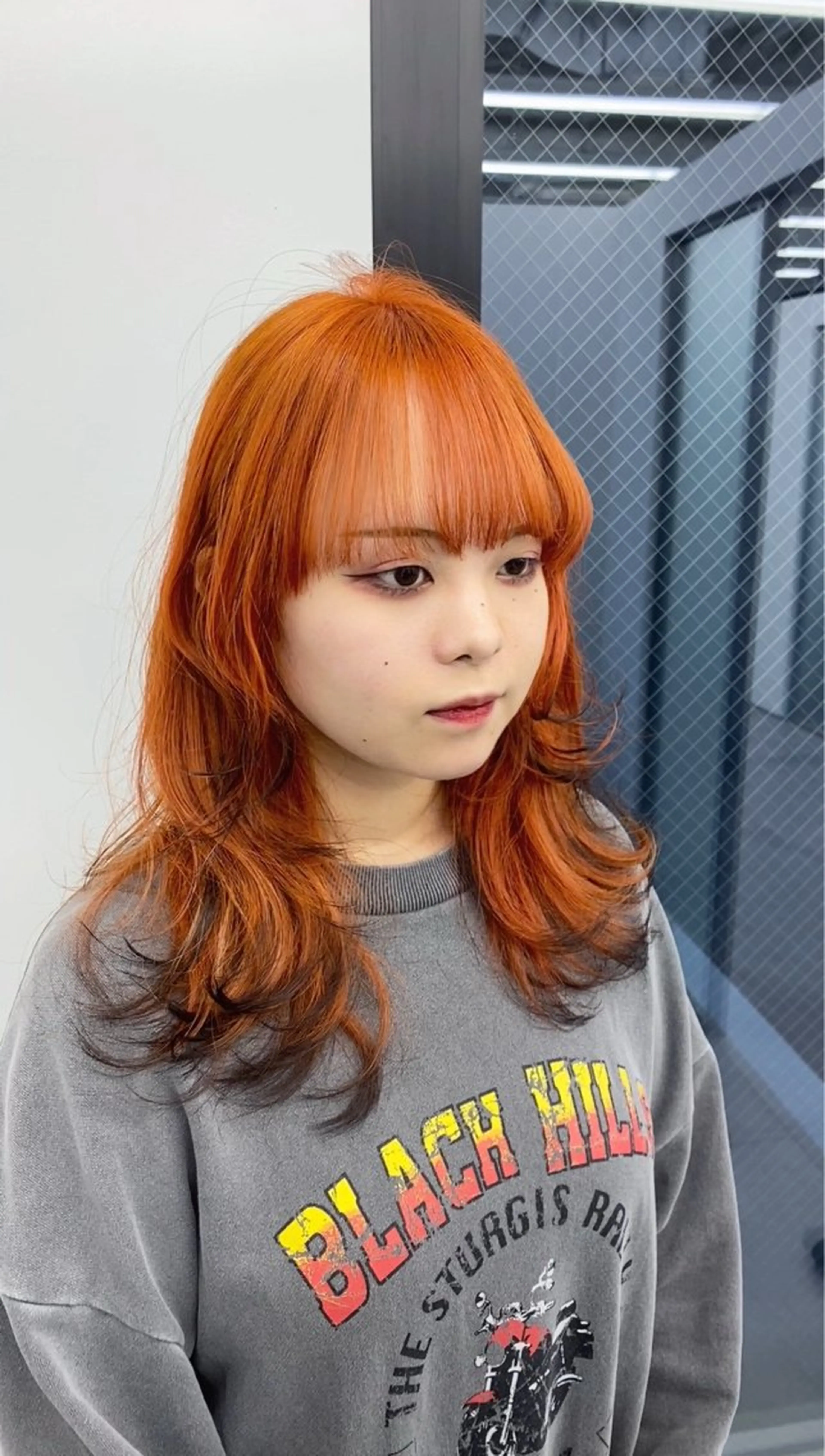 ロング 狐カラー レイヤーカット カット ヘアカラー トリートメント GO TODAY シェアサロン 町田店所属・韓国ヘア🇰🇷 スズキのヘアスタイル