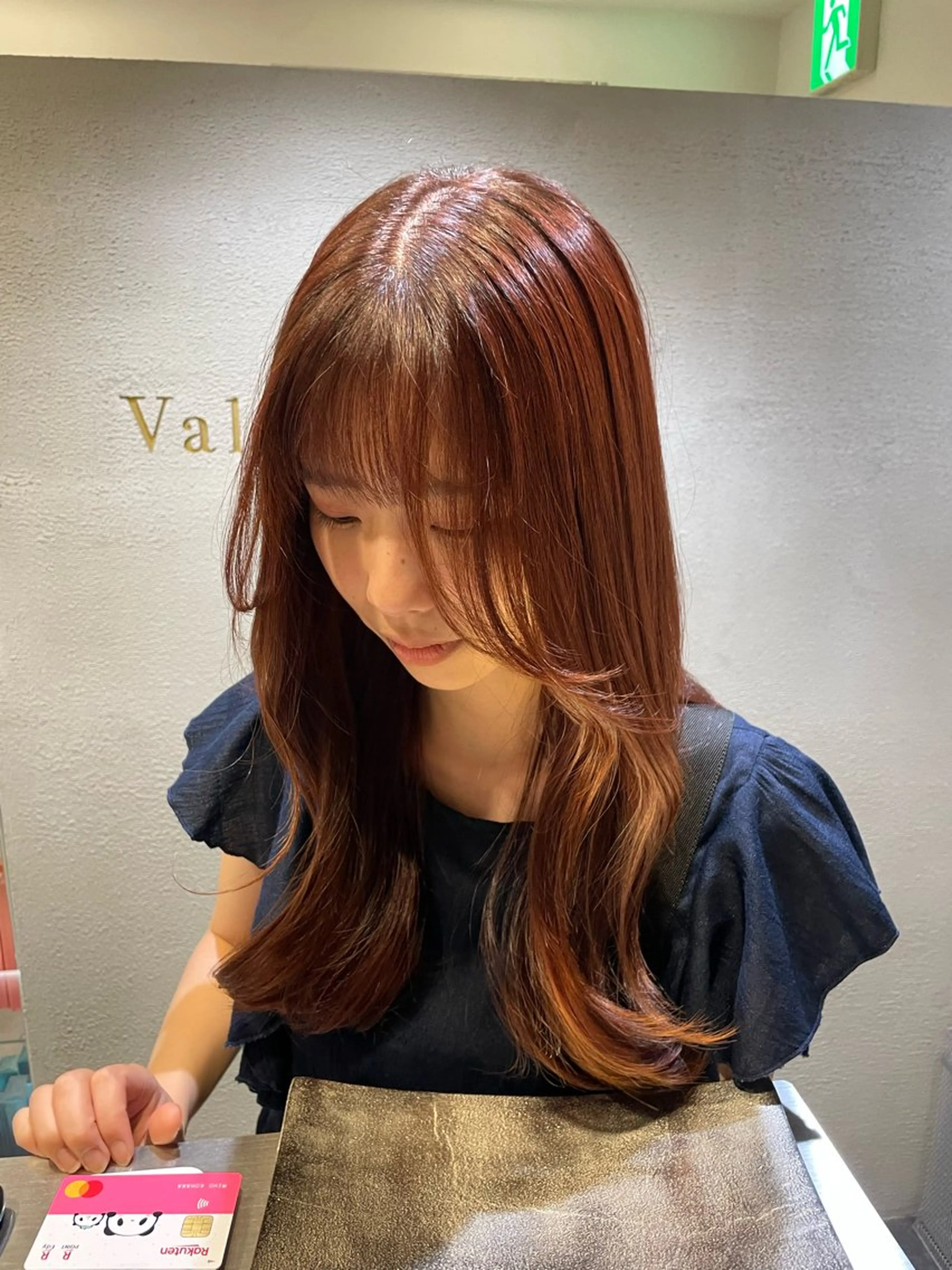 セミロング 韓国ヘア AYUMIのヘアスタイル