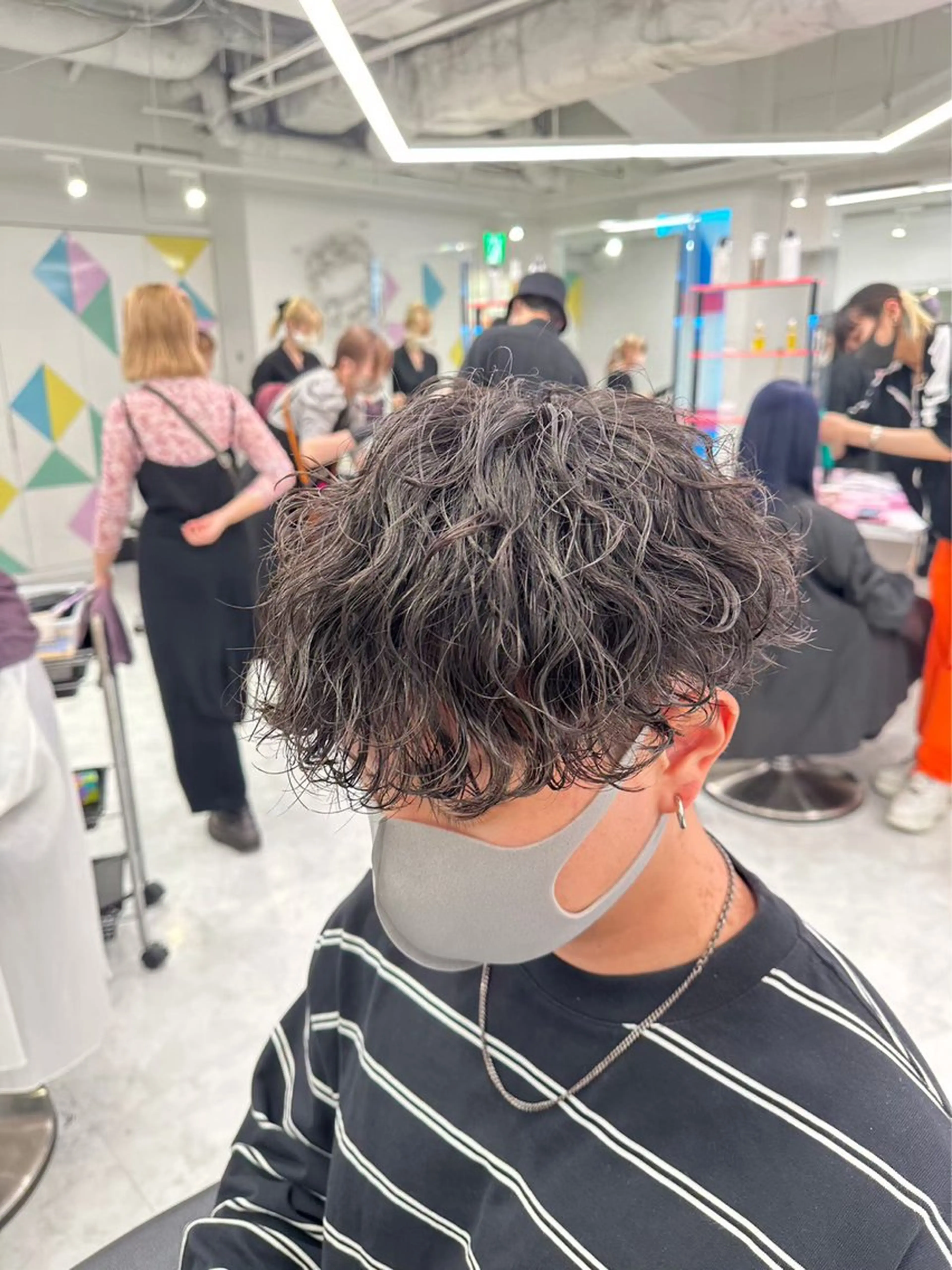 ショート カラー パーマ メンズ メンズパーマ ⚡️メンズ特化⚡️ RYUKIのヘアスタイル