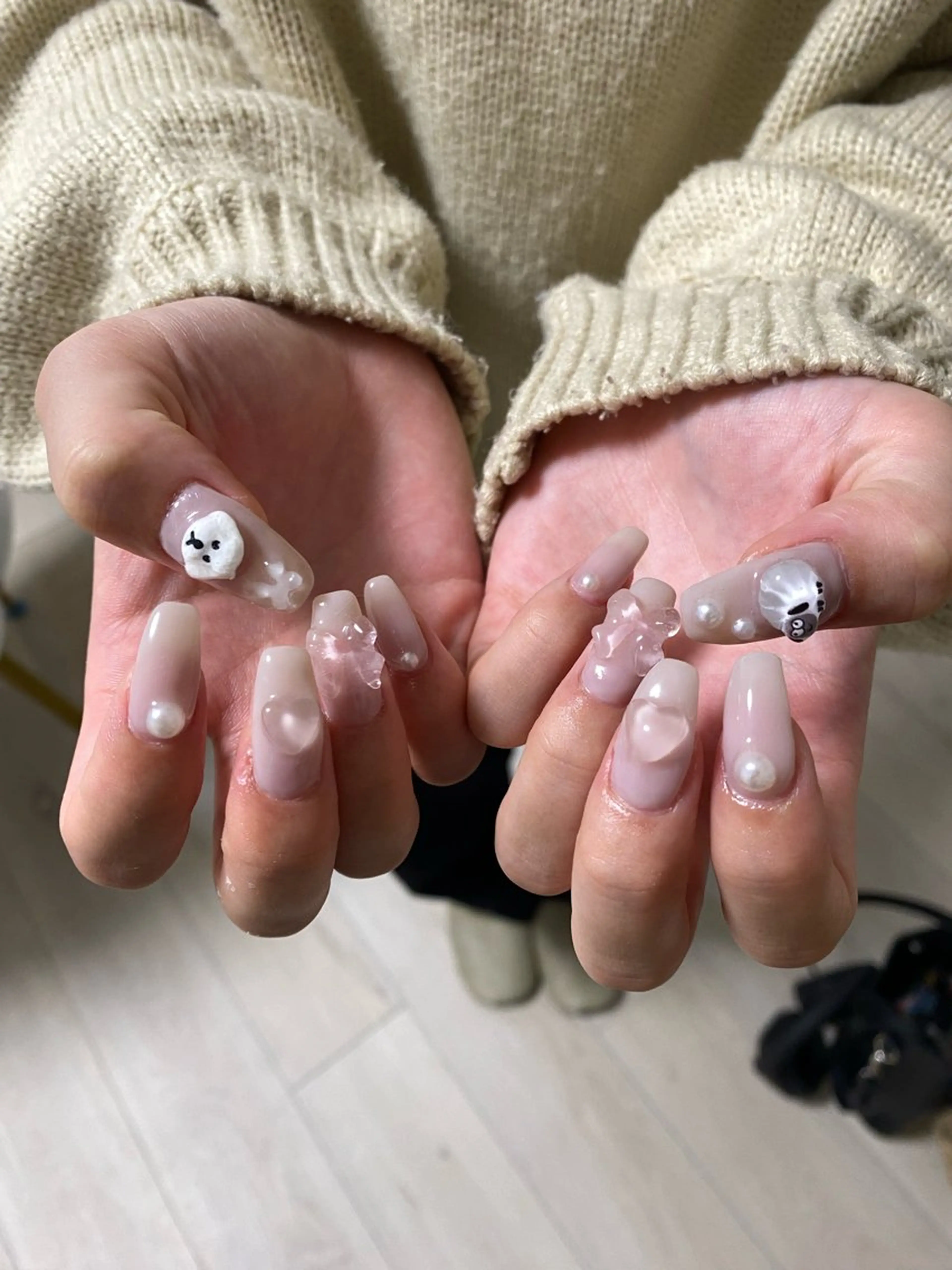 ネイル ワンカラーネイル RIHO ♡のネイルデザイン