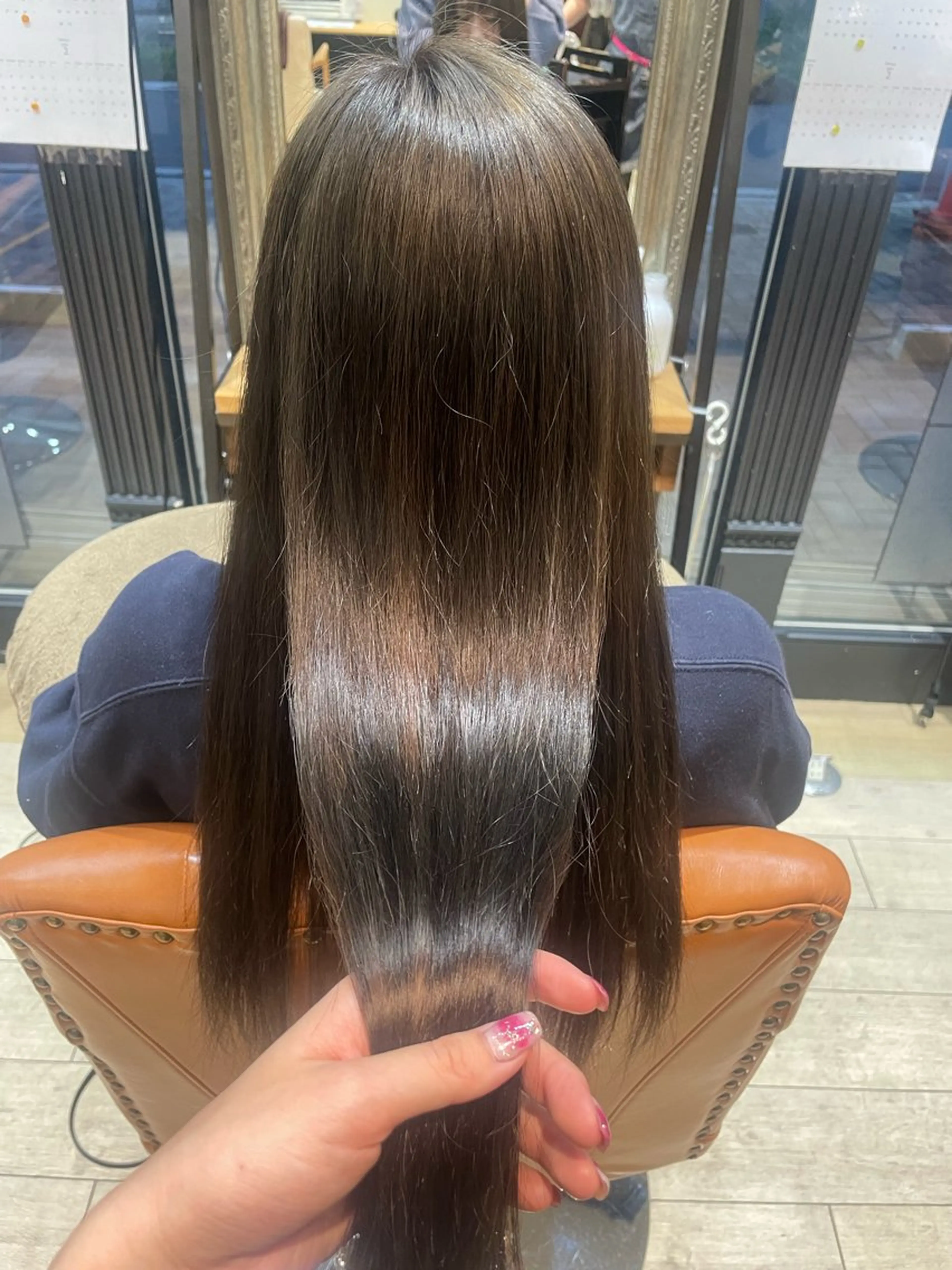 ロング カラー 松尾 遥花のヘアスタイル