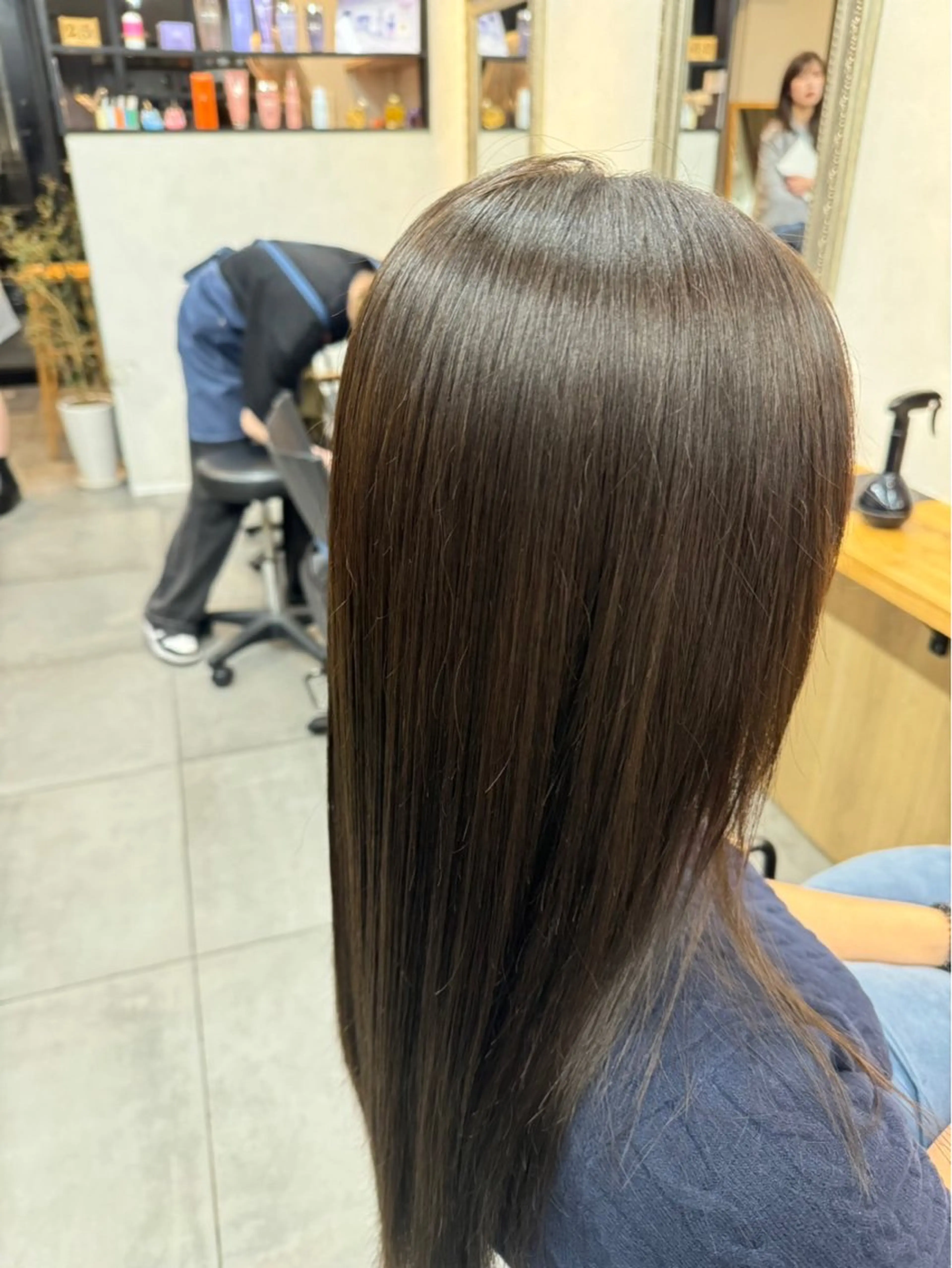 ロング トリートメント 銀座/カットモデル /ワンカラーこうたのヘアスタイル