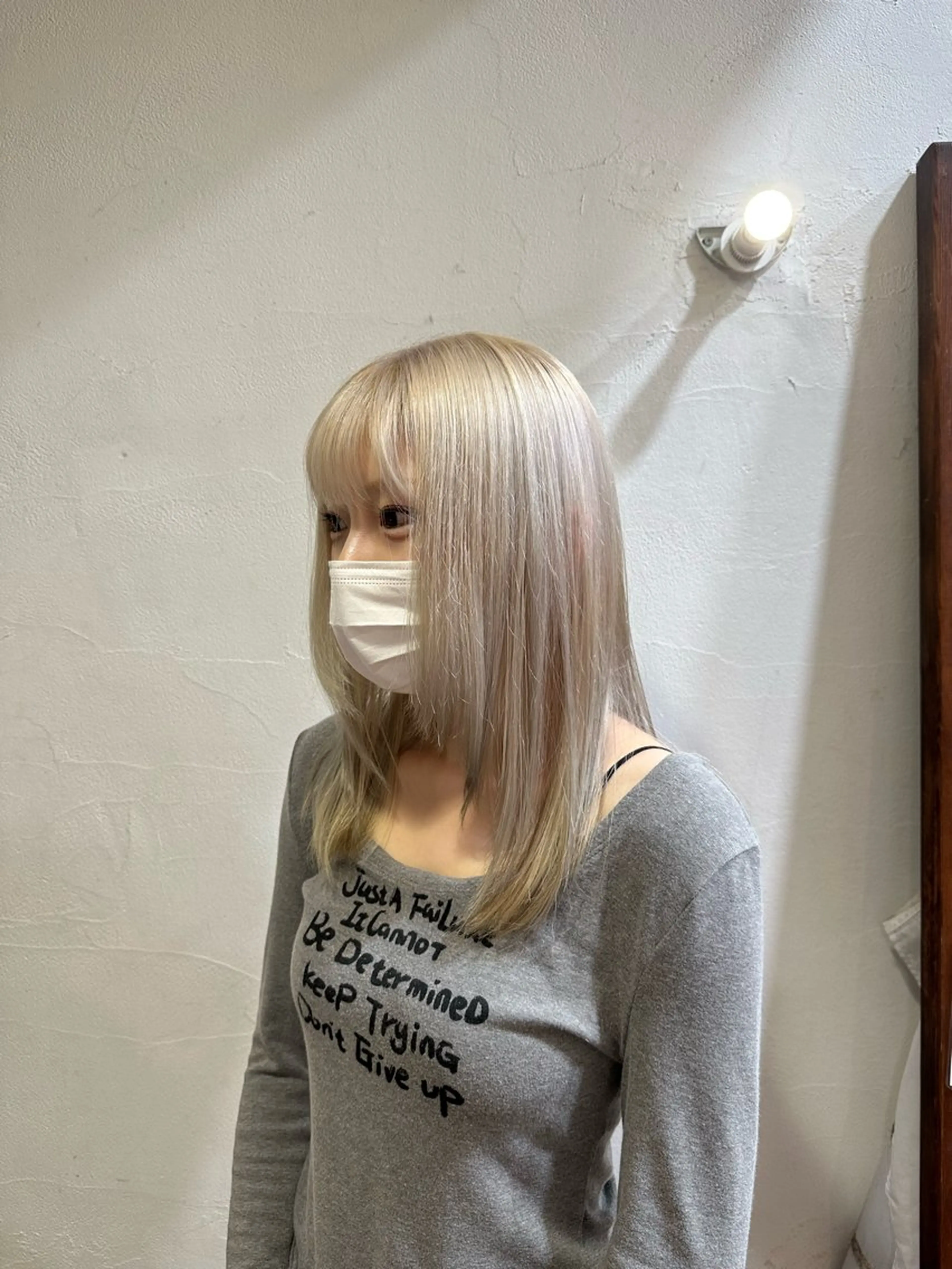 ミディアム カラー ブリーチ カット ヘアカラー トリートメント KAKERU/ボブ/ ショート/パーマ🌱のヘアスタイル