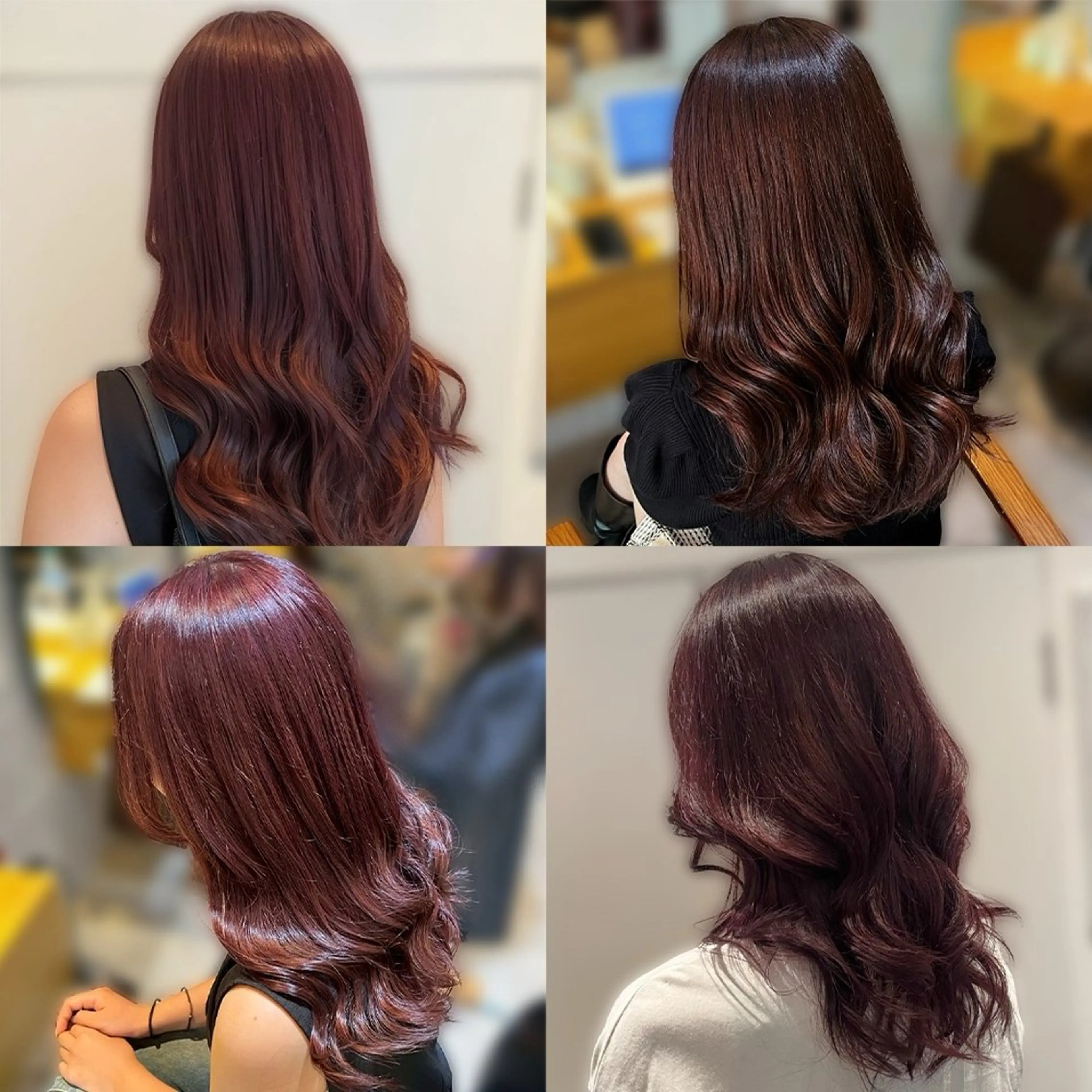 ロング カラー カット ヘアカラー トリートメント ラフィスヘアードープ所属・👑髪質改善Wカラー /グレージュ/アユカのヘアスタイル