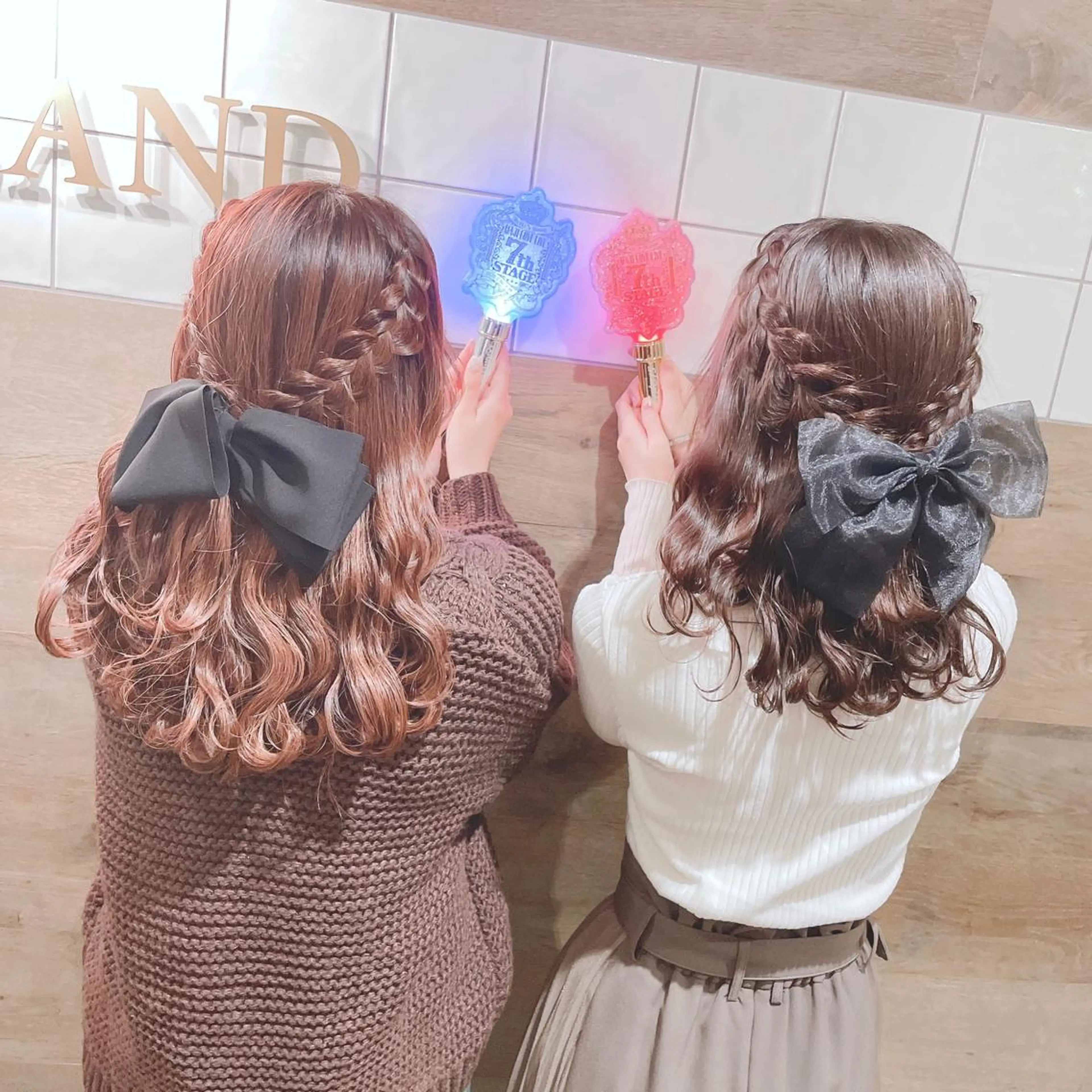 ロング ヘアアレンジ ハーフアップ ヘアセット 💖透明感カラー💖 坂本万由子のヘアスタイル
